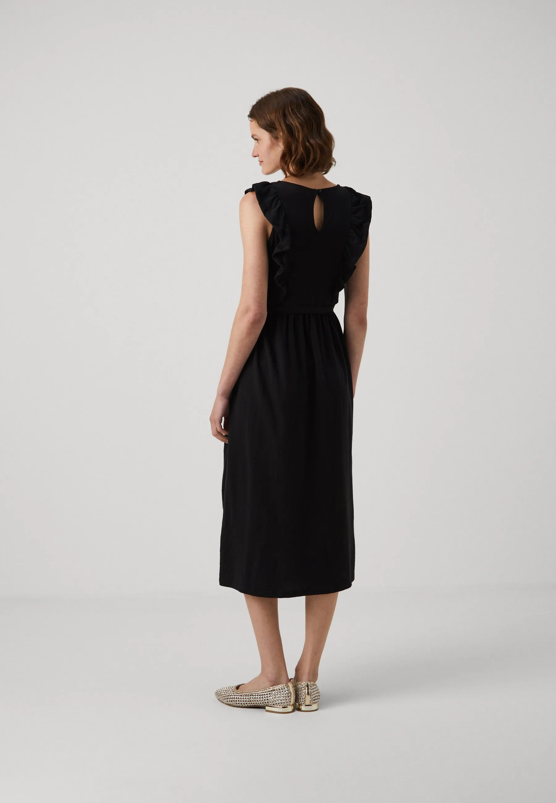 MLERICA MARY CAP MIDI DRESS - Vestito di maglina