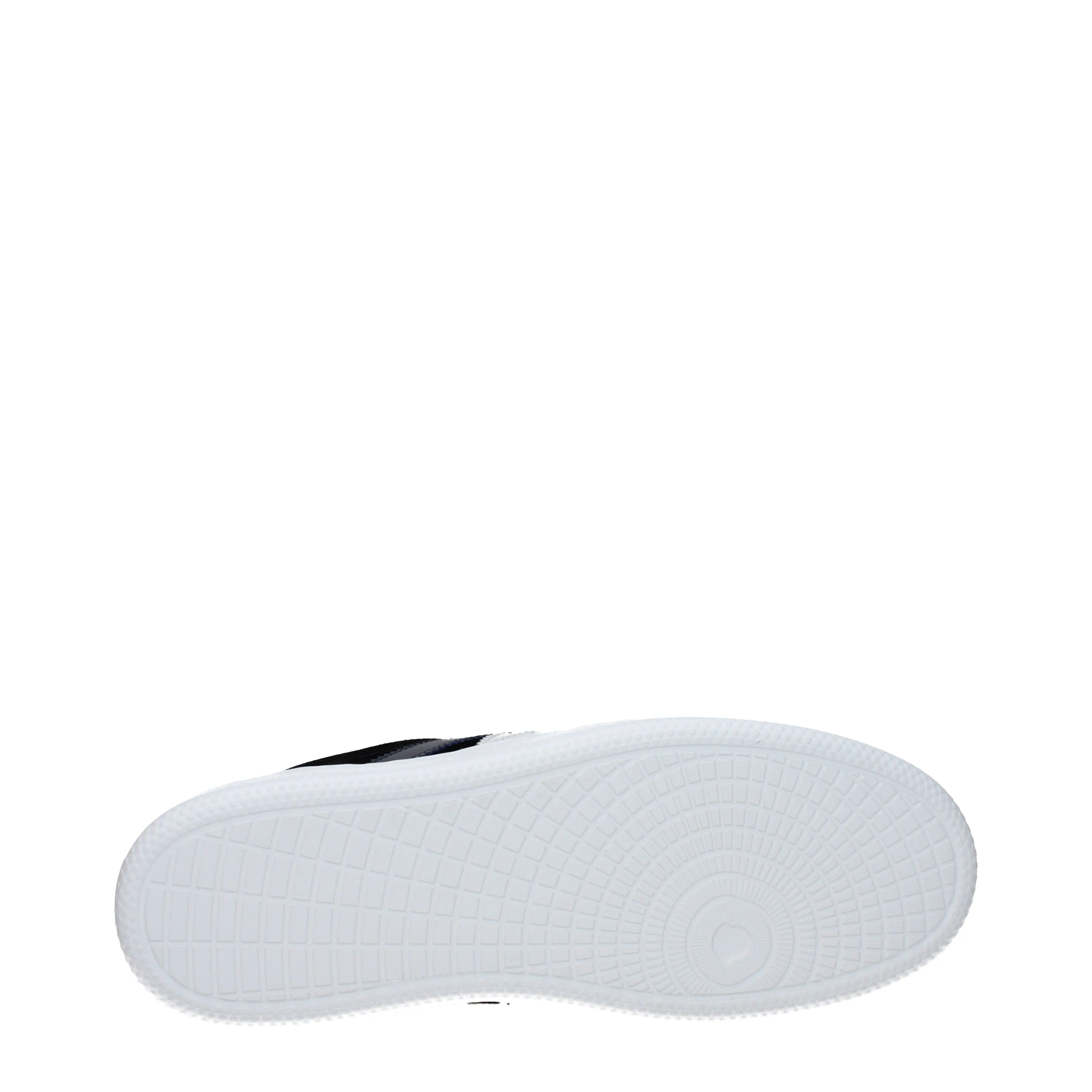 Moncler Sneakers Monaco Uomo Camoscio Nero/Bianco