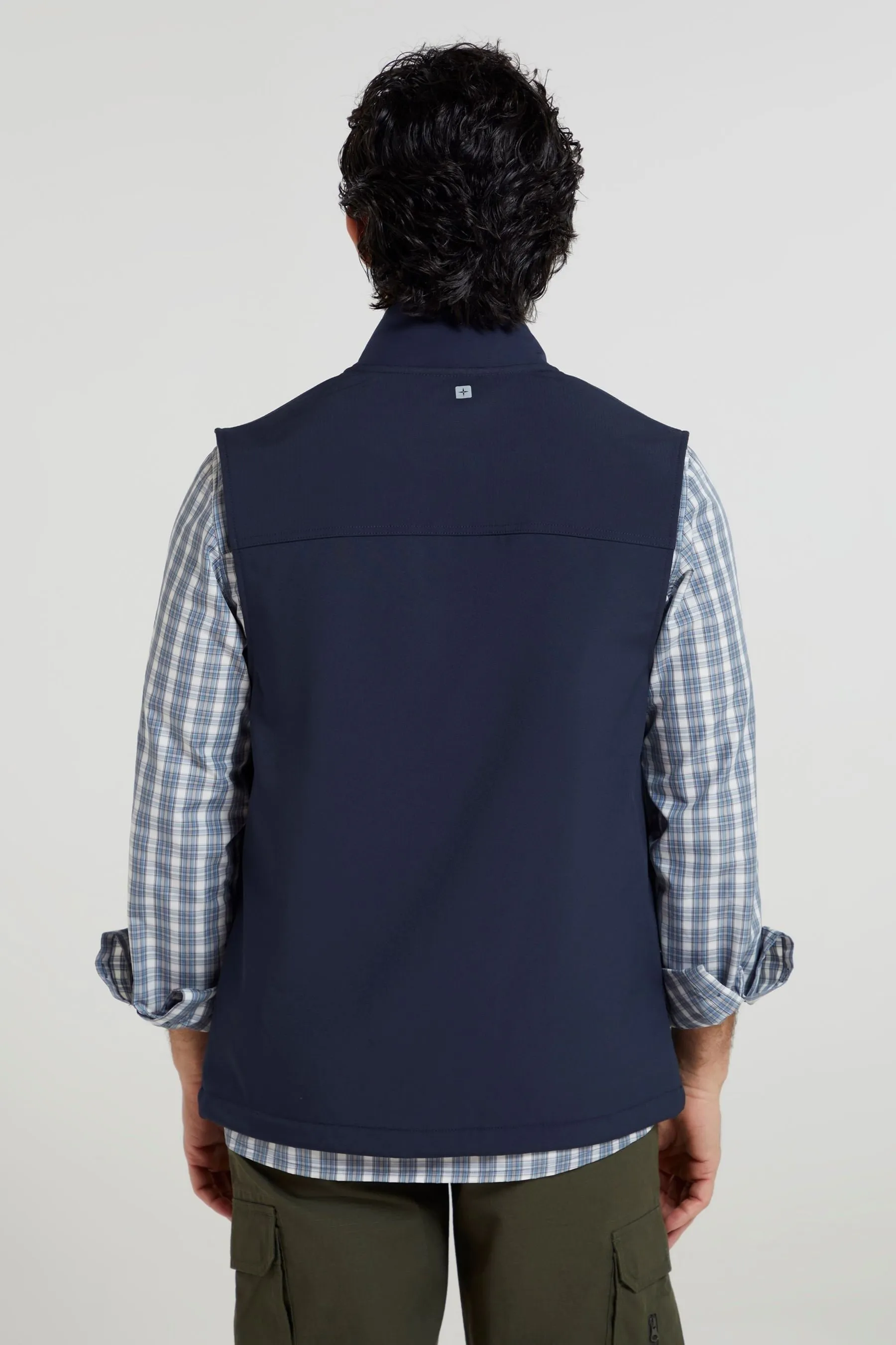 Mountain Warehouse Grasmere Mens Resistente all'acqua, Gilet foderato in pile