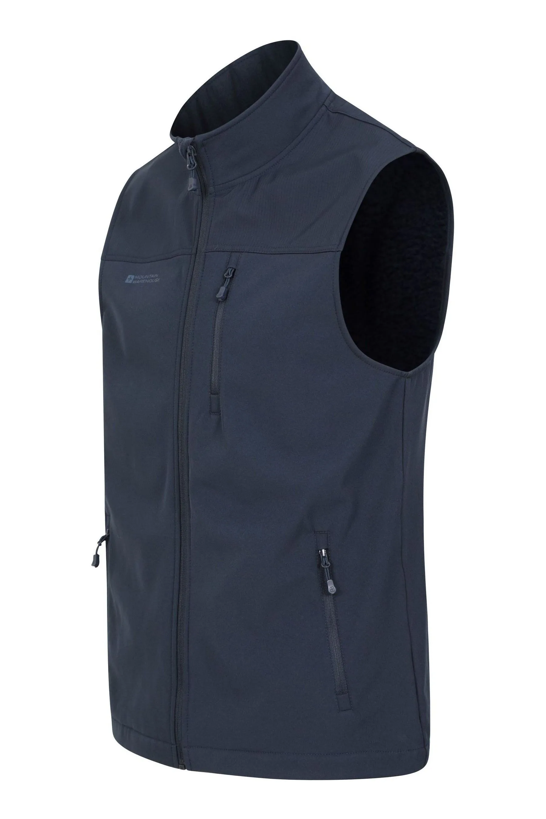 Mountain Warehouse Grasmere Mens Resistente all'acqua, Gilet foderato in pile