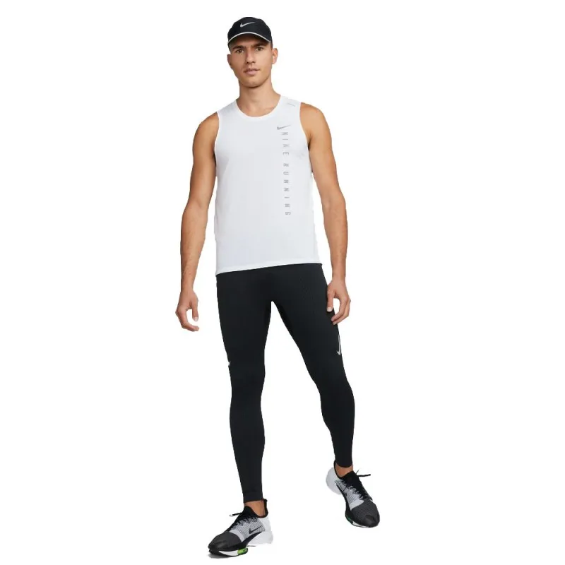 Nike Leggings Running Aeroswift Nero Bianco Uomo