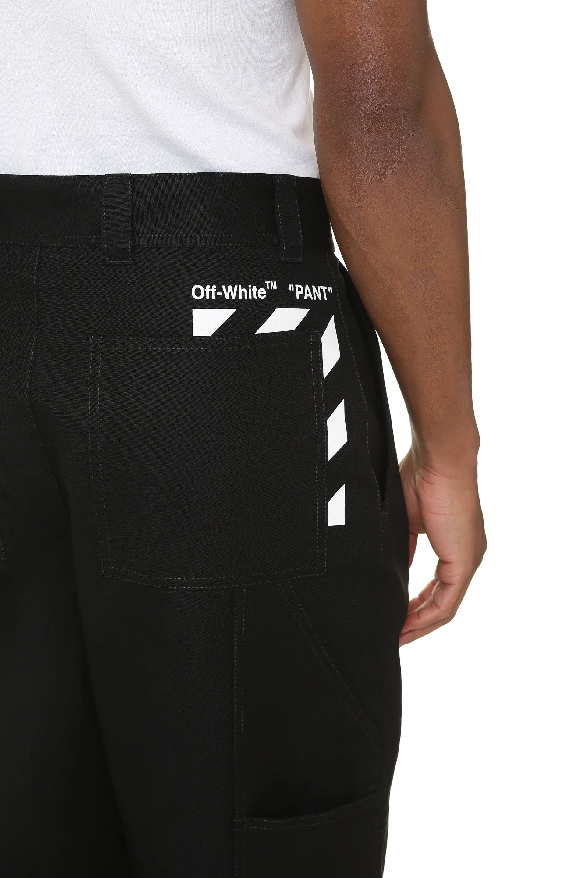 Off-White Pantaloni cargo in cotone