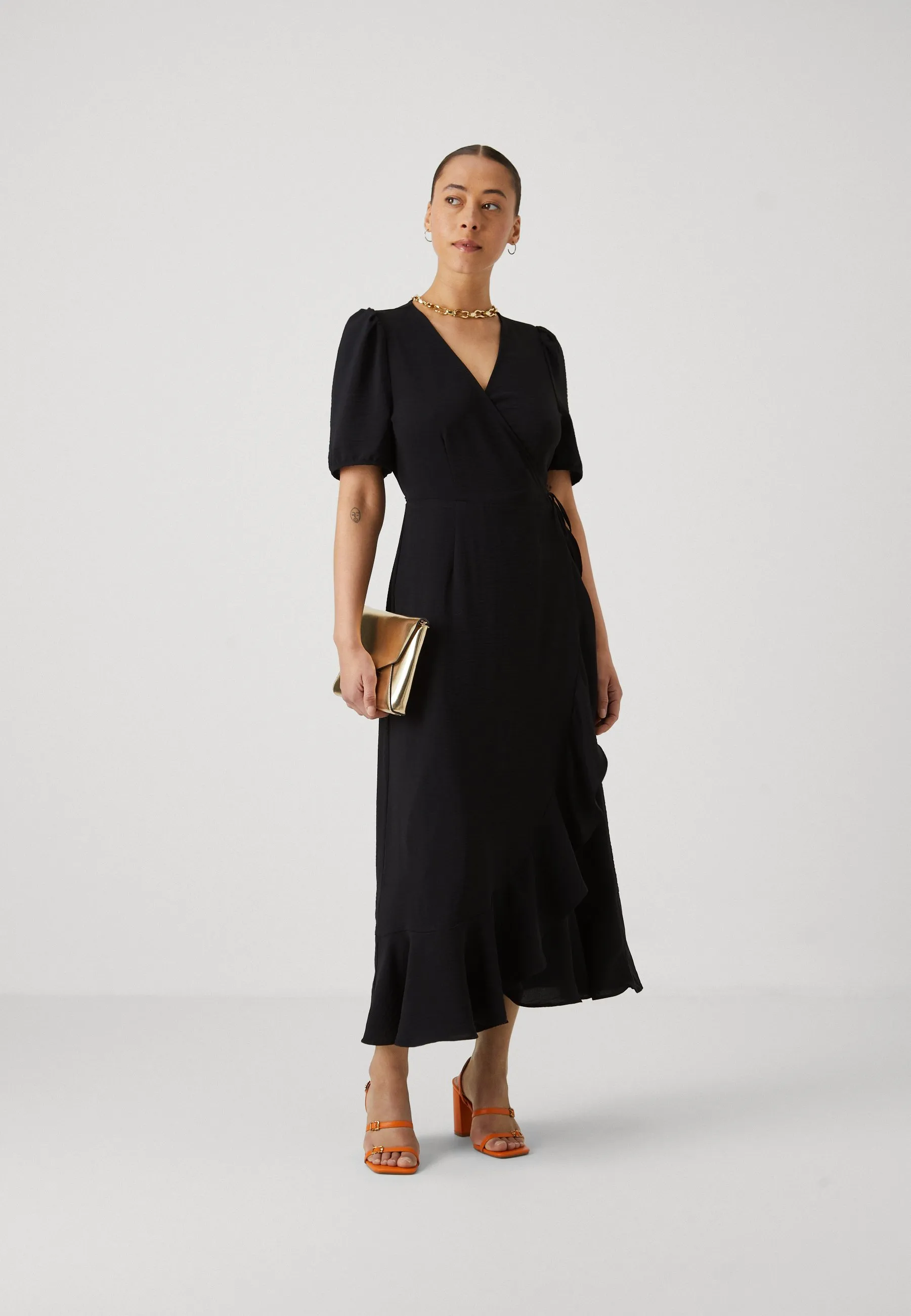 ONLMETTE WRAP MIDI DRESS - Vestito estivo