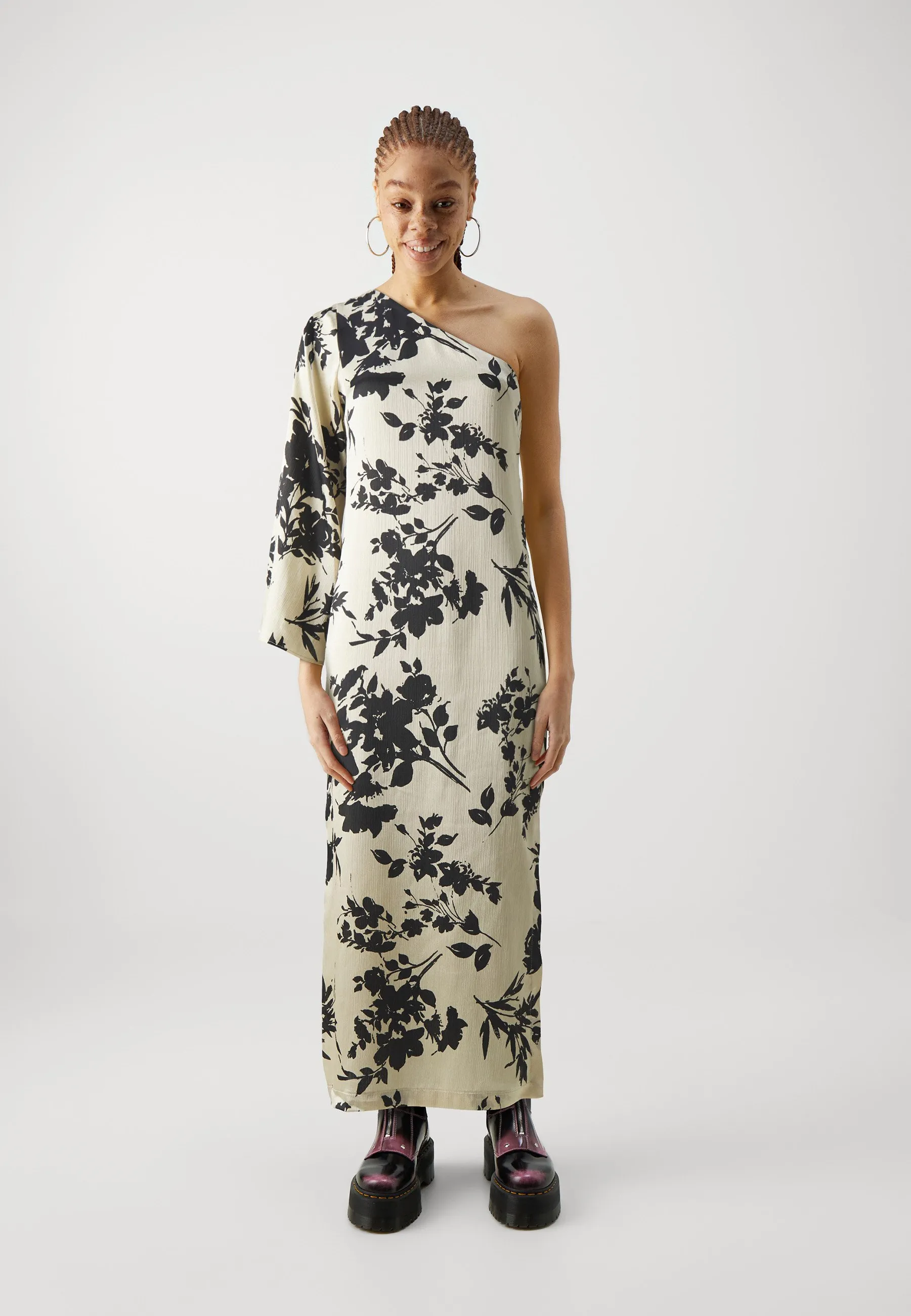 ONLSALIA ONE SHOULDER MIDI DRESS - Vestito elegante
