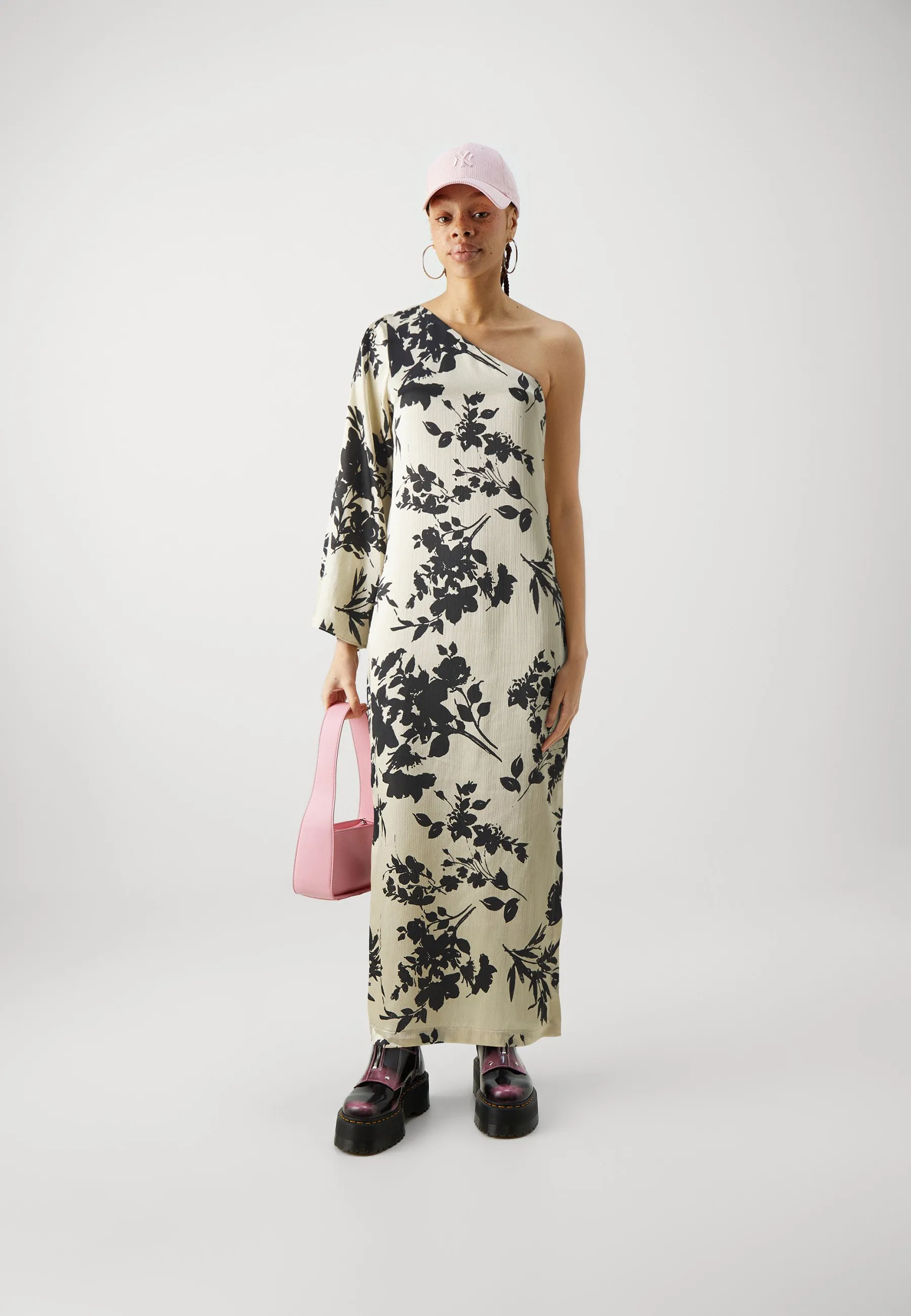 ONLSALIA ONE SHOULDER MIDI DRESS - Vestito elegante