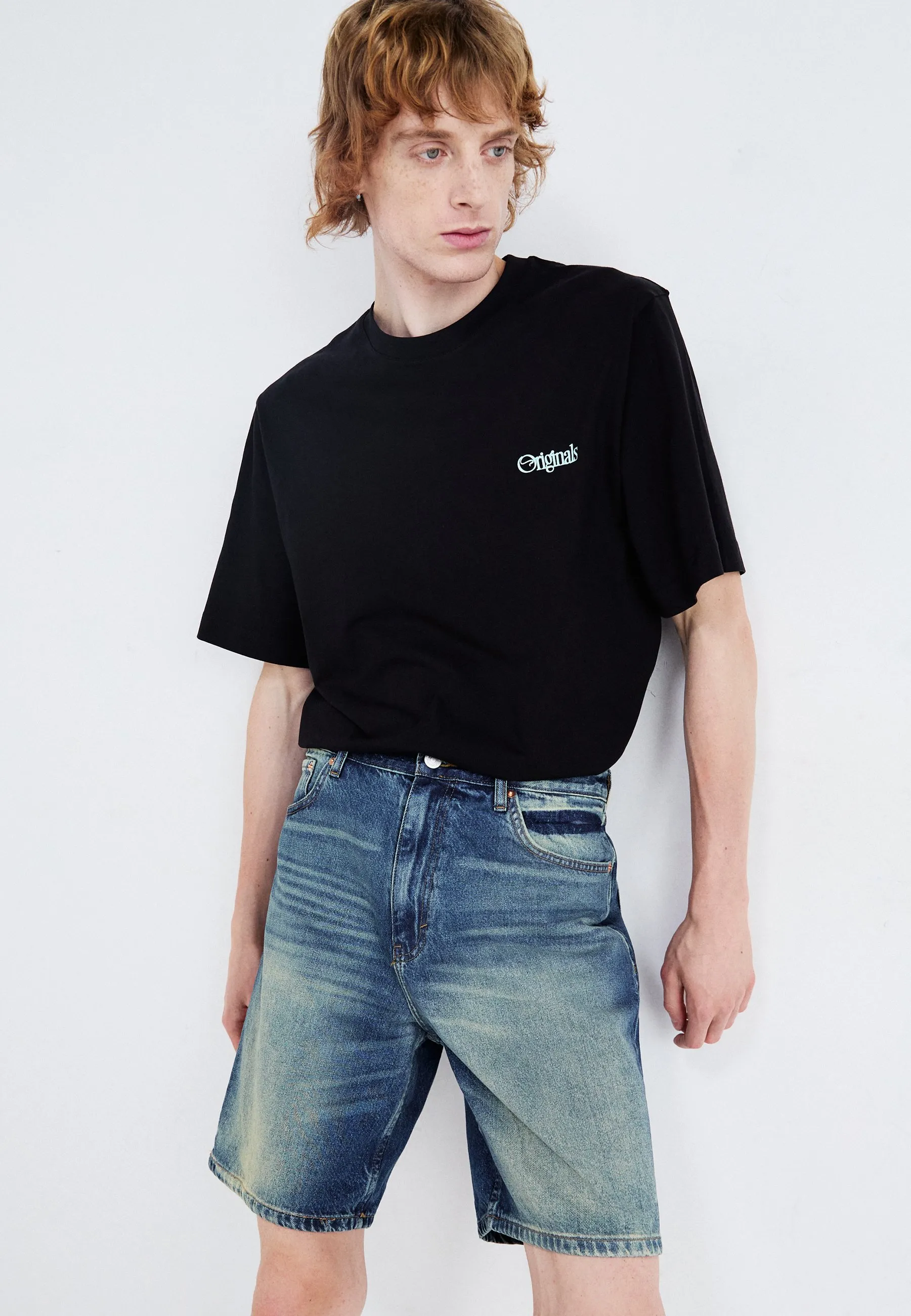 ONSFADE LOOSE FIT - Shorts di jeans