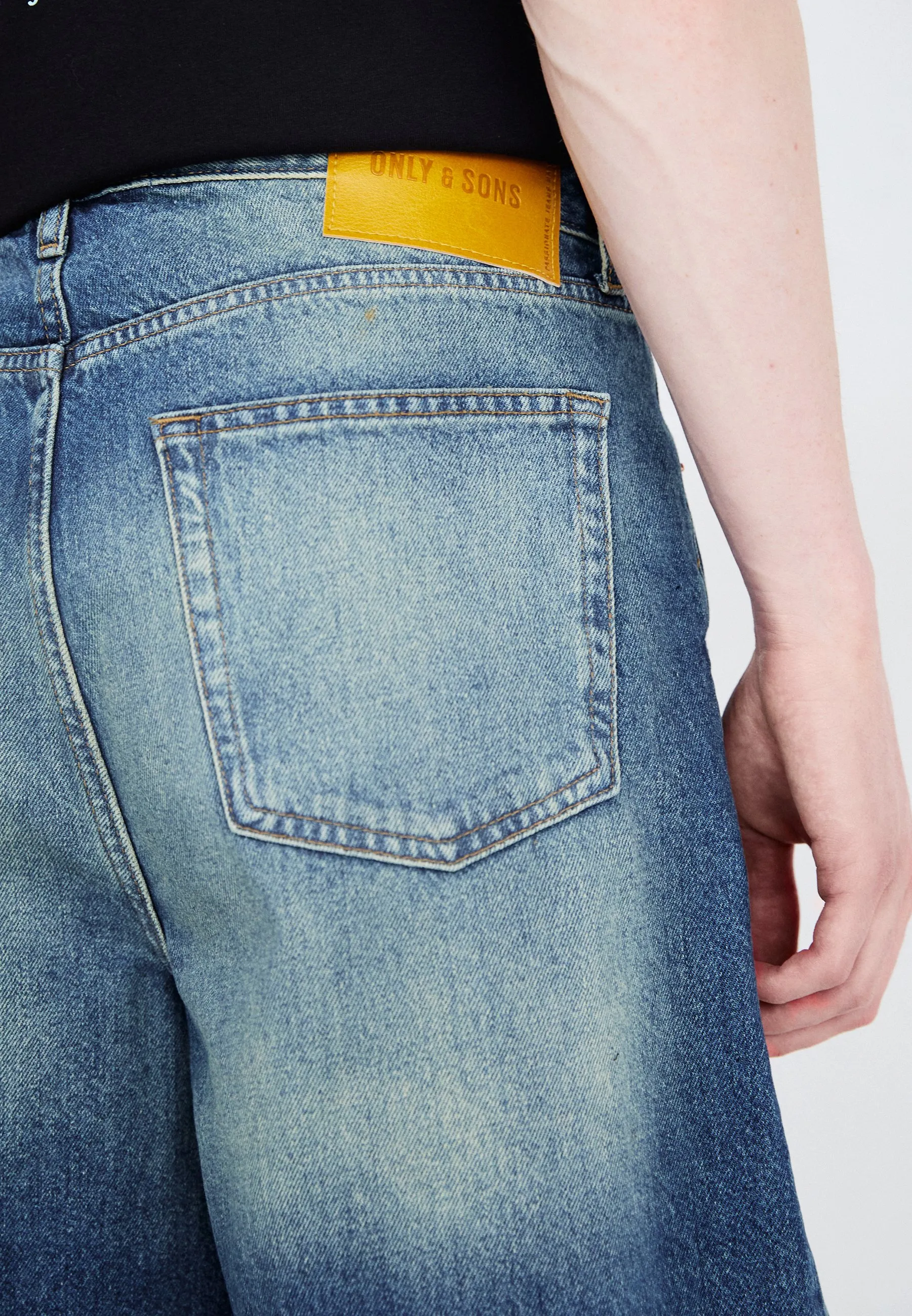 ONSFADE LOOSE FIT - Shorts di jeans