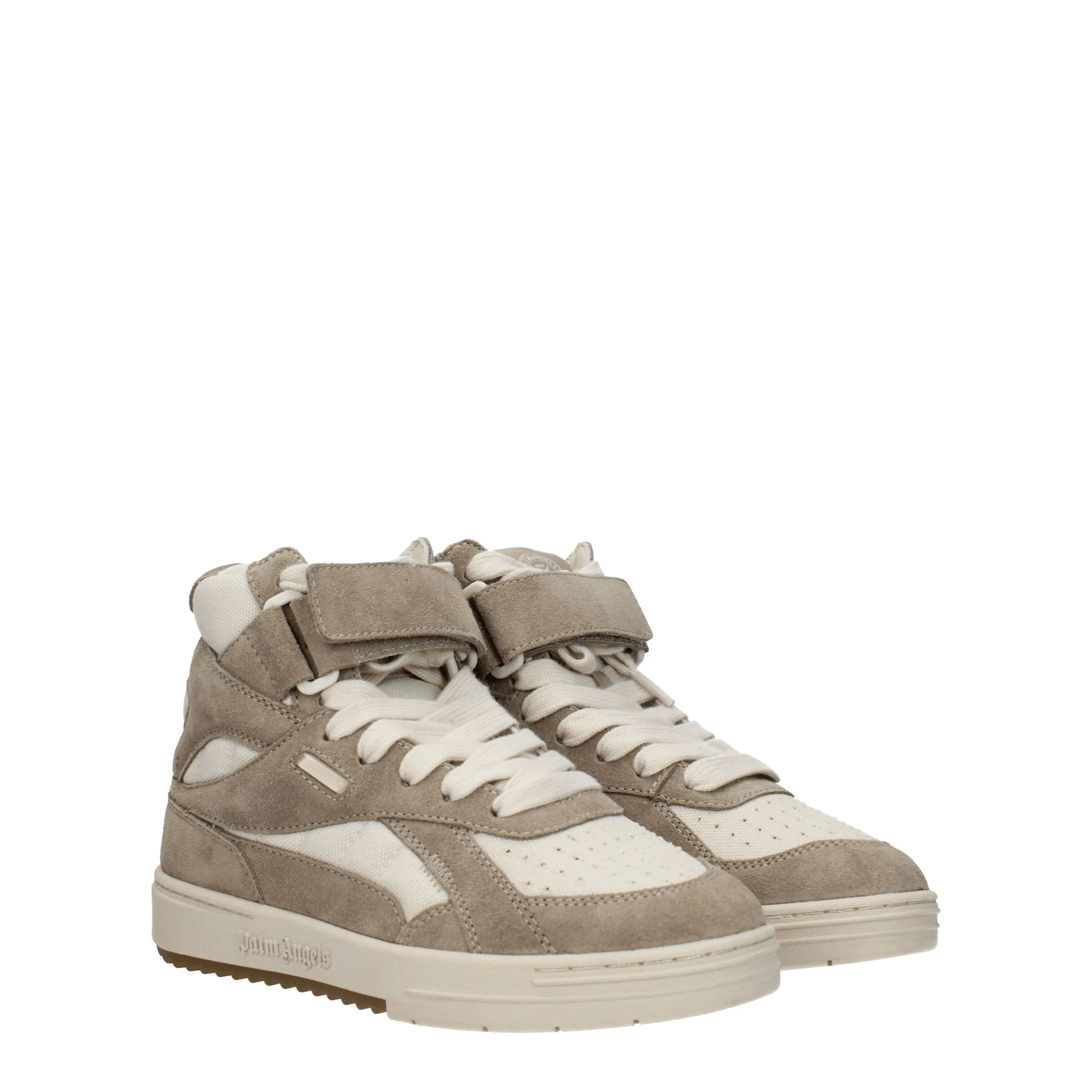 Palm Angels Sneakers Donna Camoscio Beige/Camel