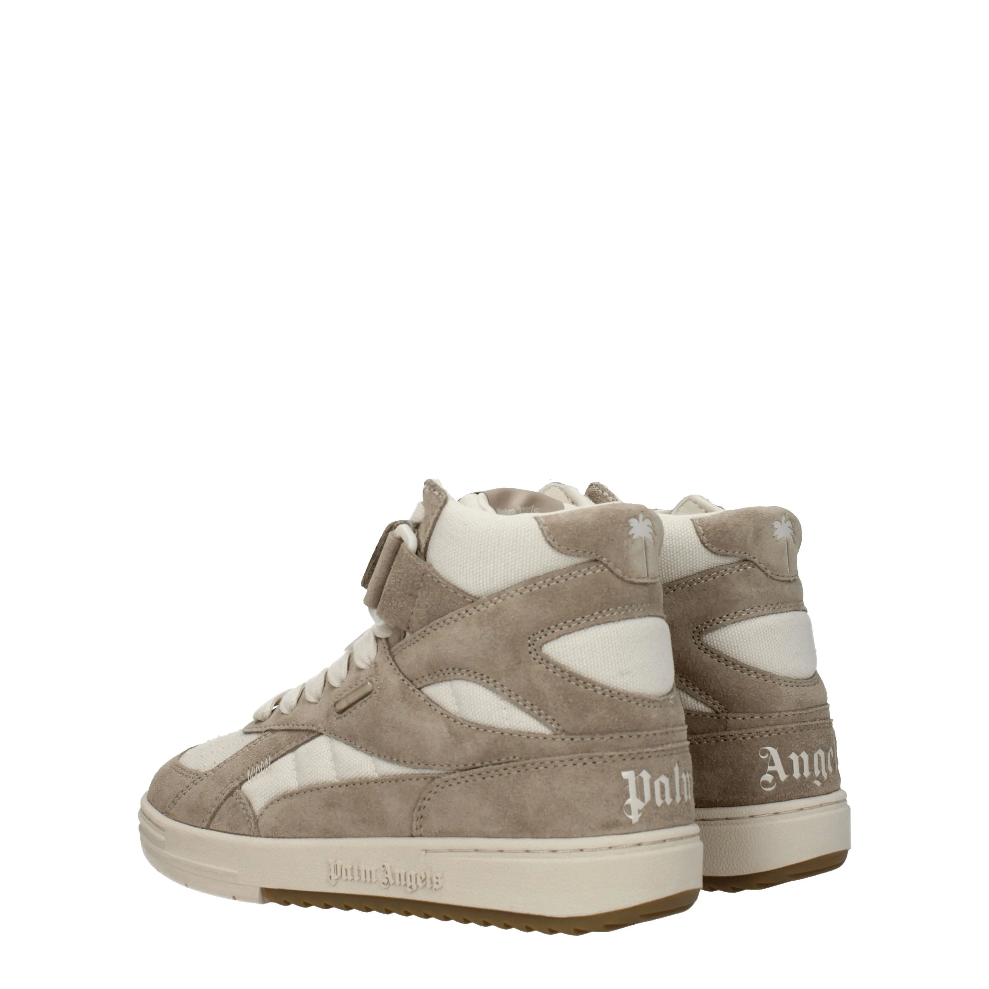 Palm Angels Sneakers Donna Camoscio Beige/Camel