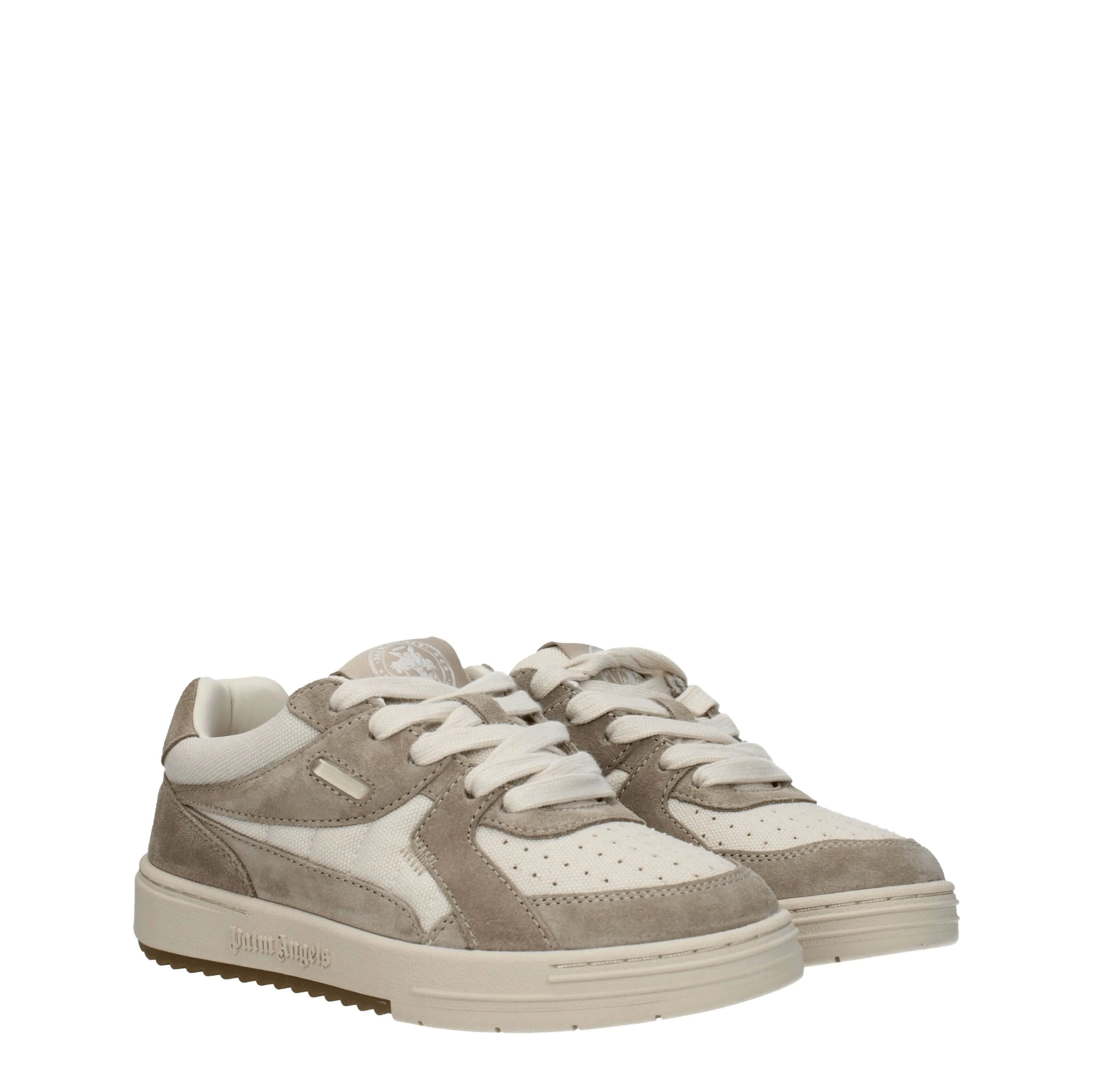 Palm Angels Sneakers Donna Tessuto Beige/Camel