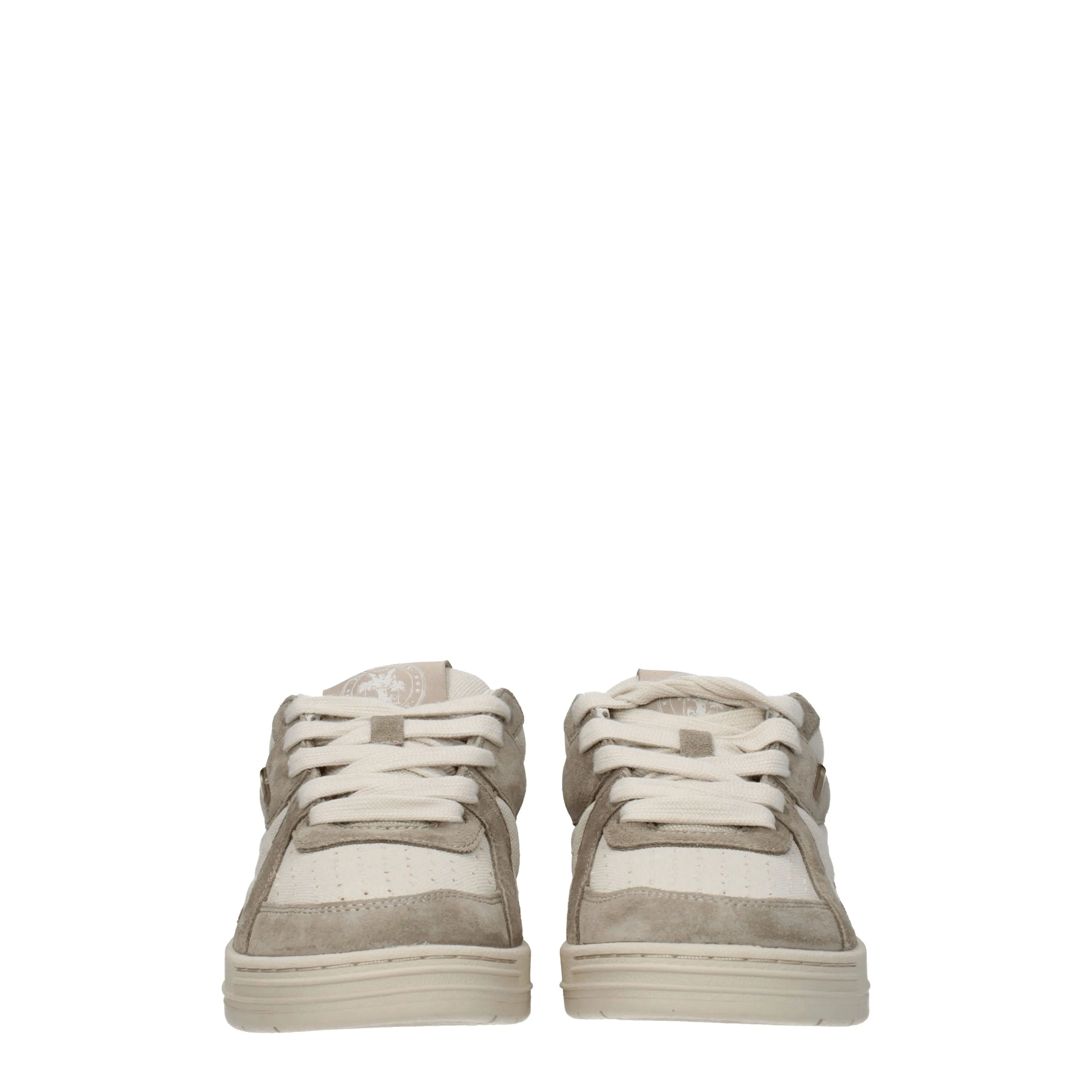 Palm Angels Sneakers Donna Tessuto Beige/Camel
