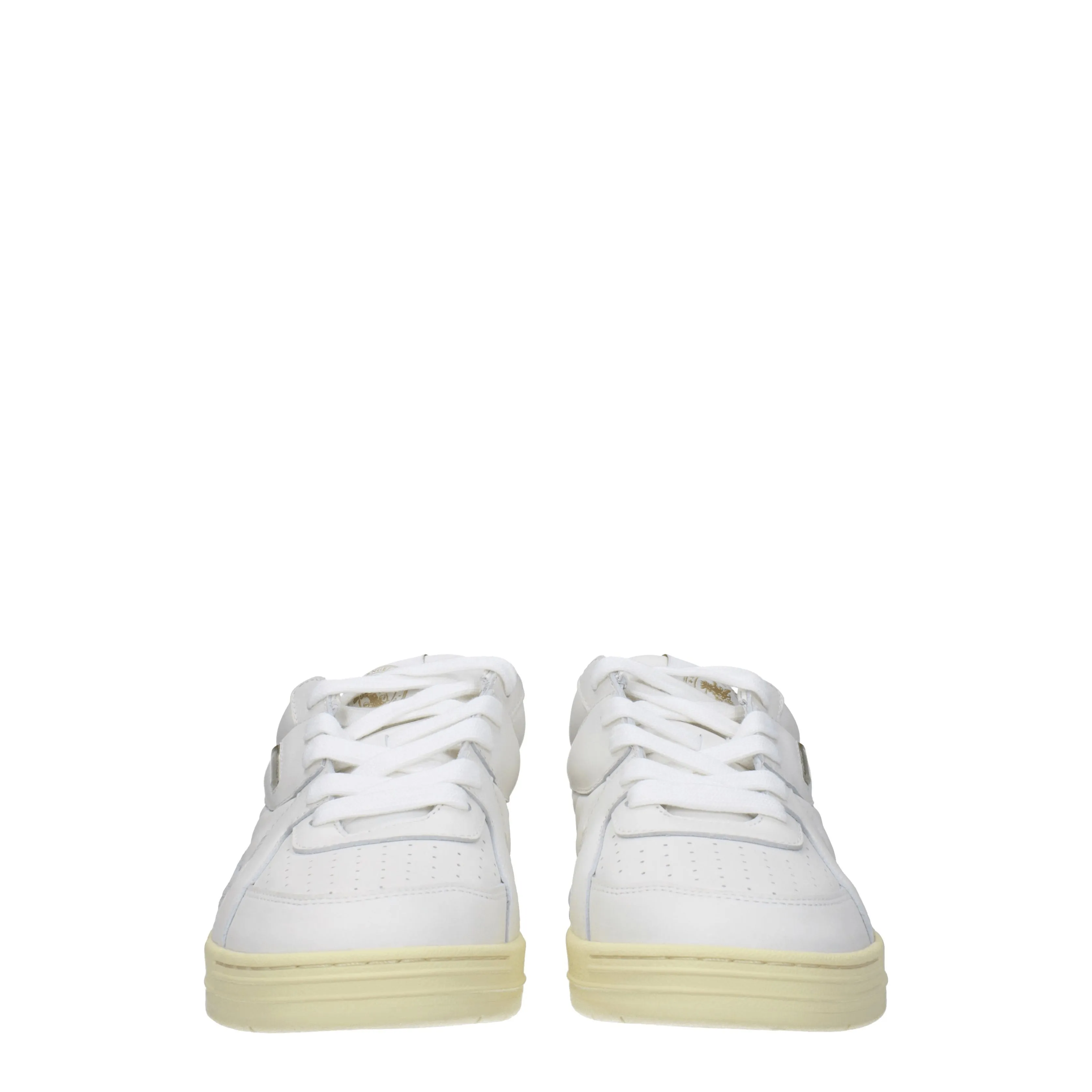 Palm Angels Sneakers University Uomo Pelle Bianco