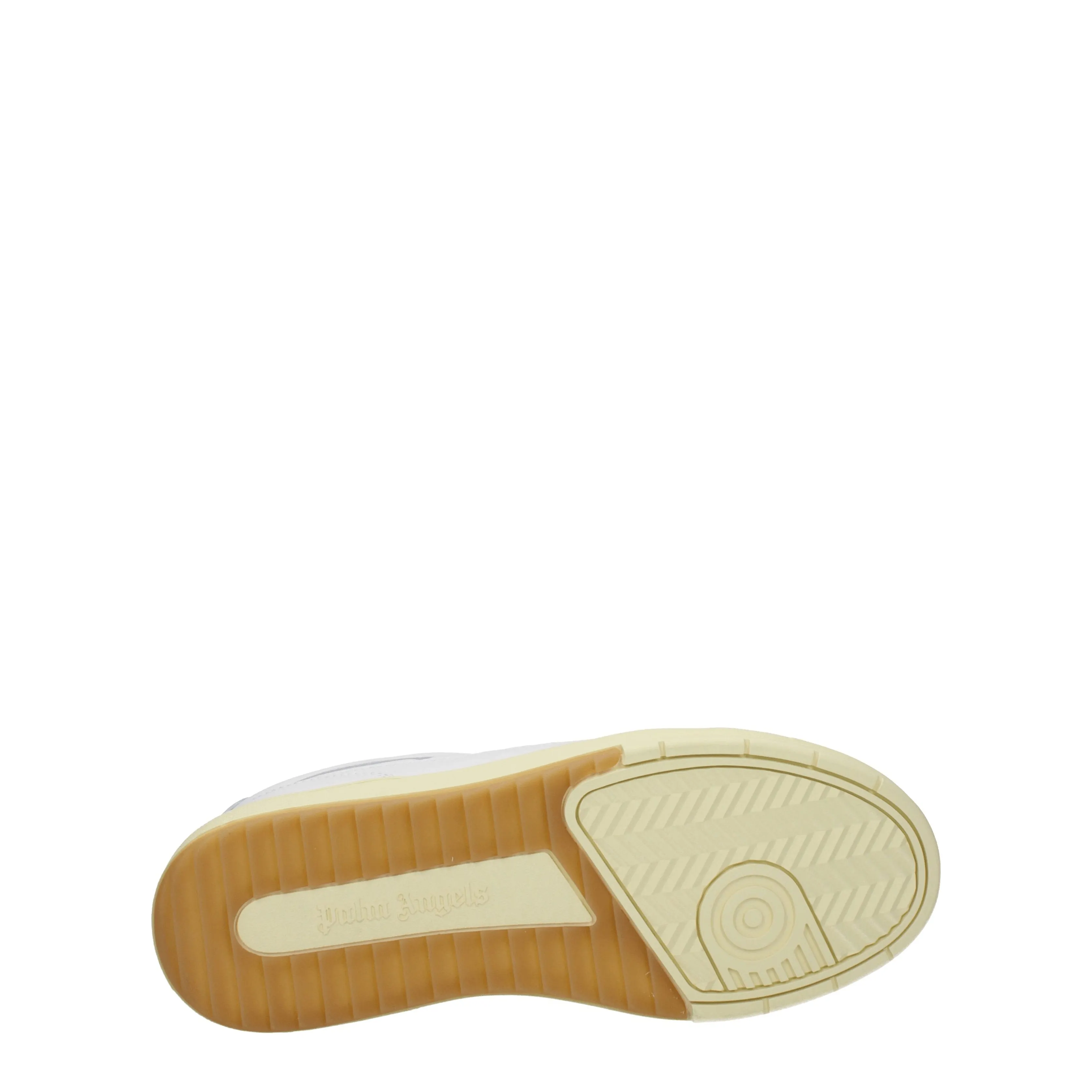 Palm Angels Sneakers University Uomo Pelle Bianco