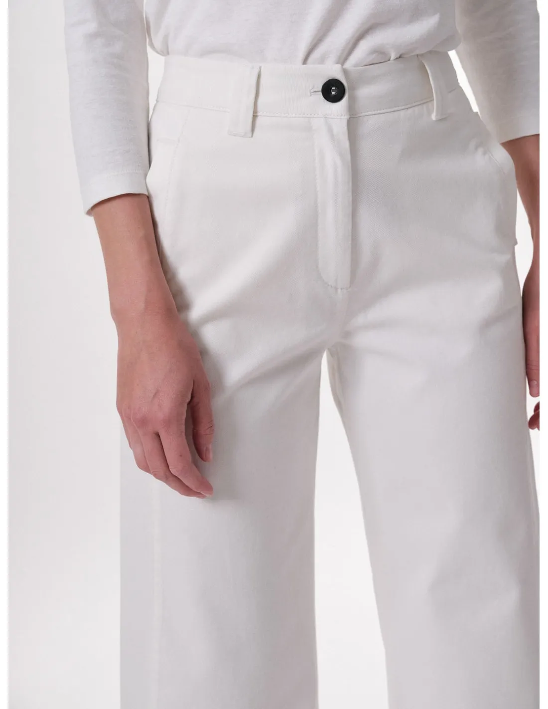 PANTALONE A PALAZZO IN COTONE BIOLOGICO "MARLENE"