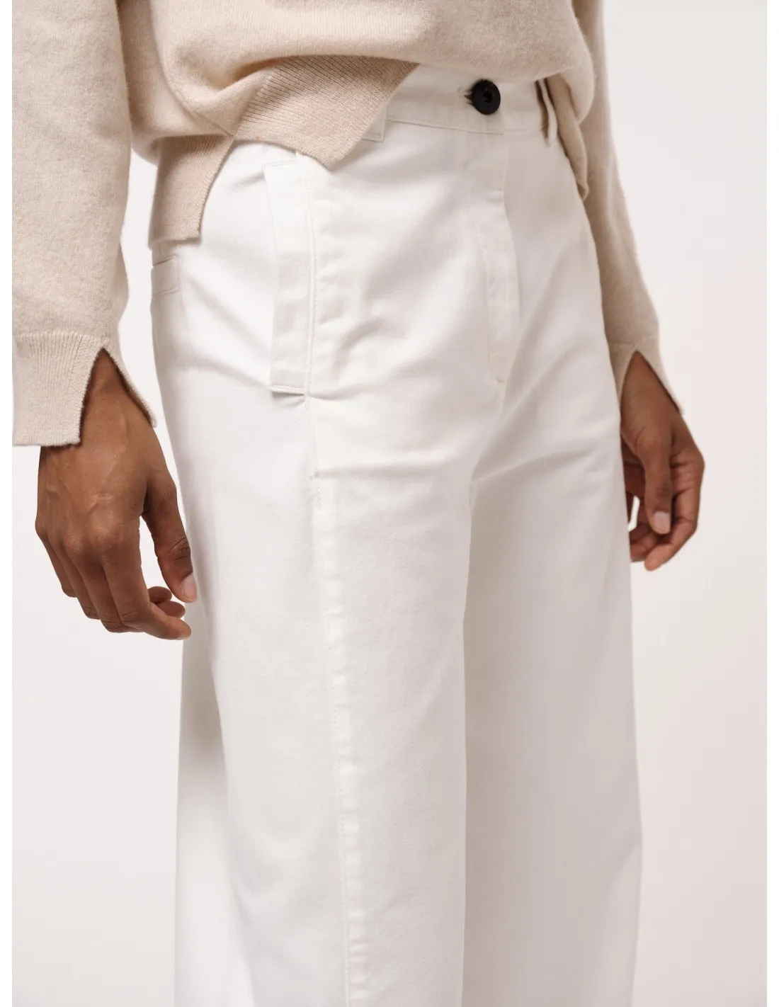 PANTALONE A PALAZZO IN COTONE BIOLOGICO "MARLENE"
