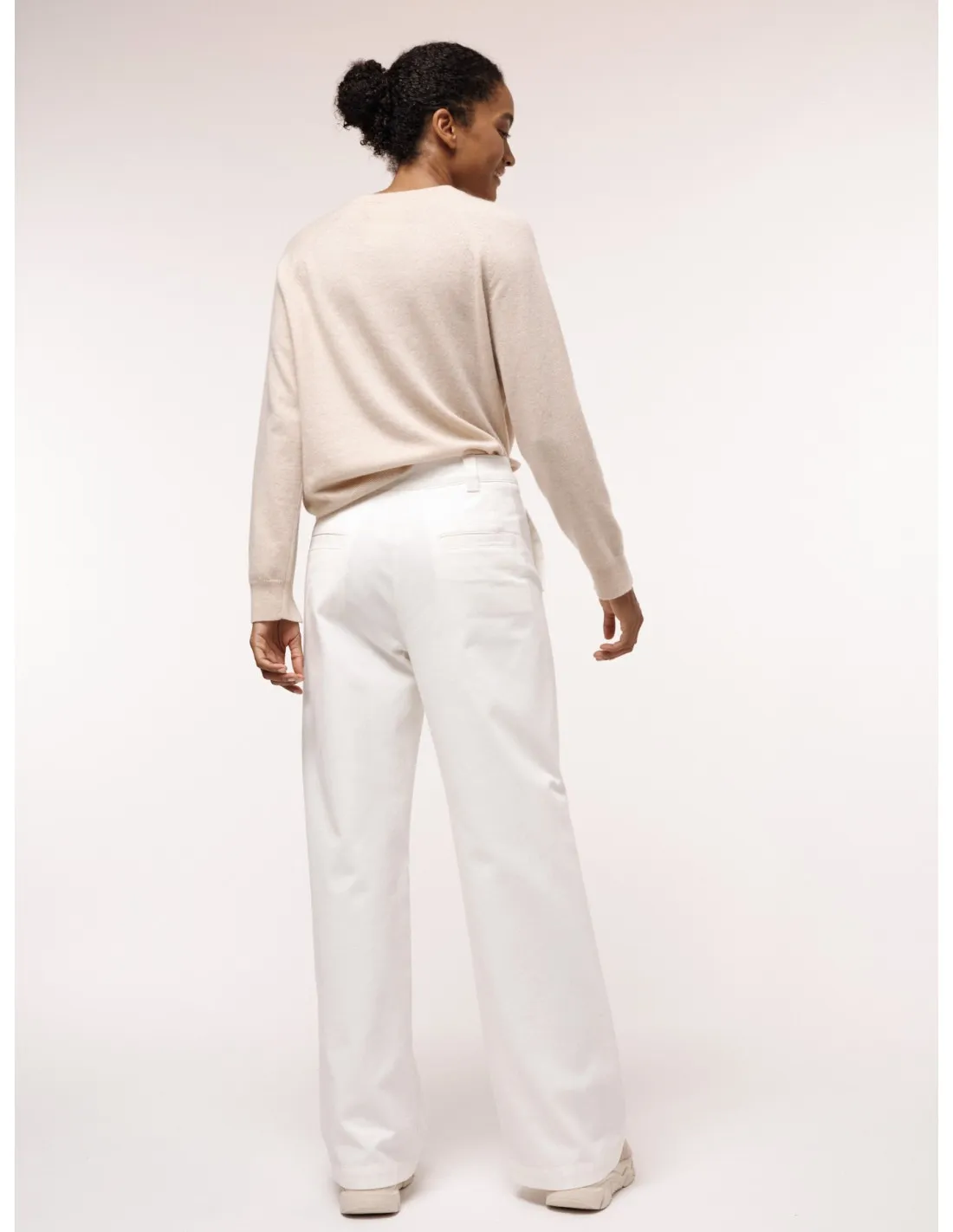 PANTALONE A PALAZZO IN COTONE BIOLOGICO "MARLENE"