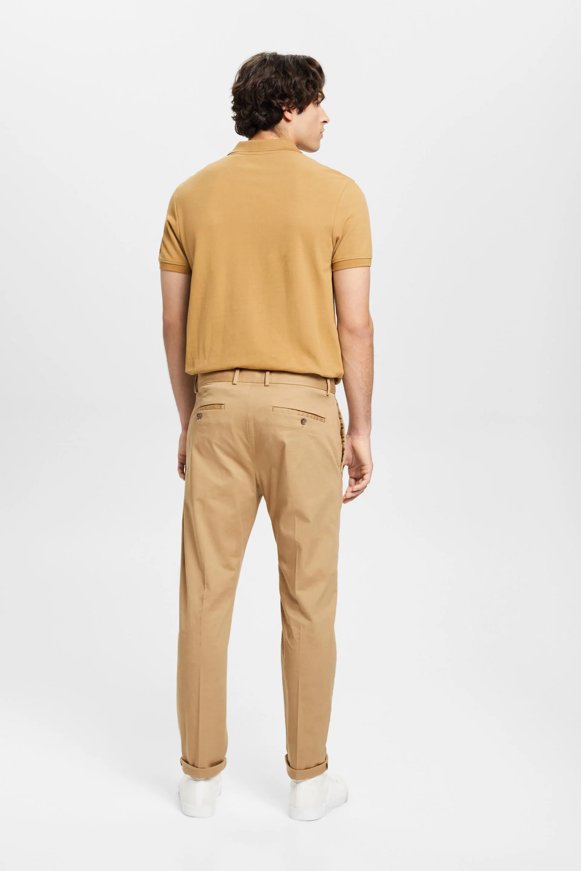 Pantaloni chino elasticizzati in cotone