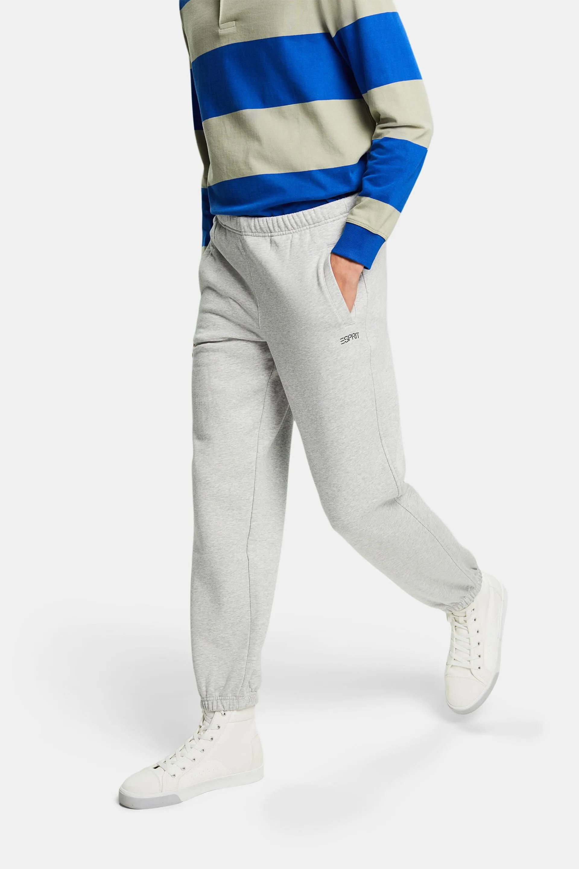 Pantaloni della tuta con logo in pile