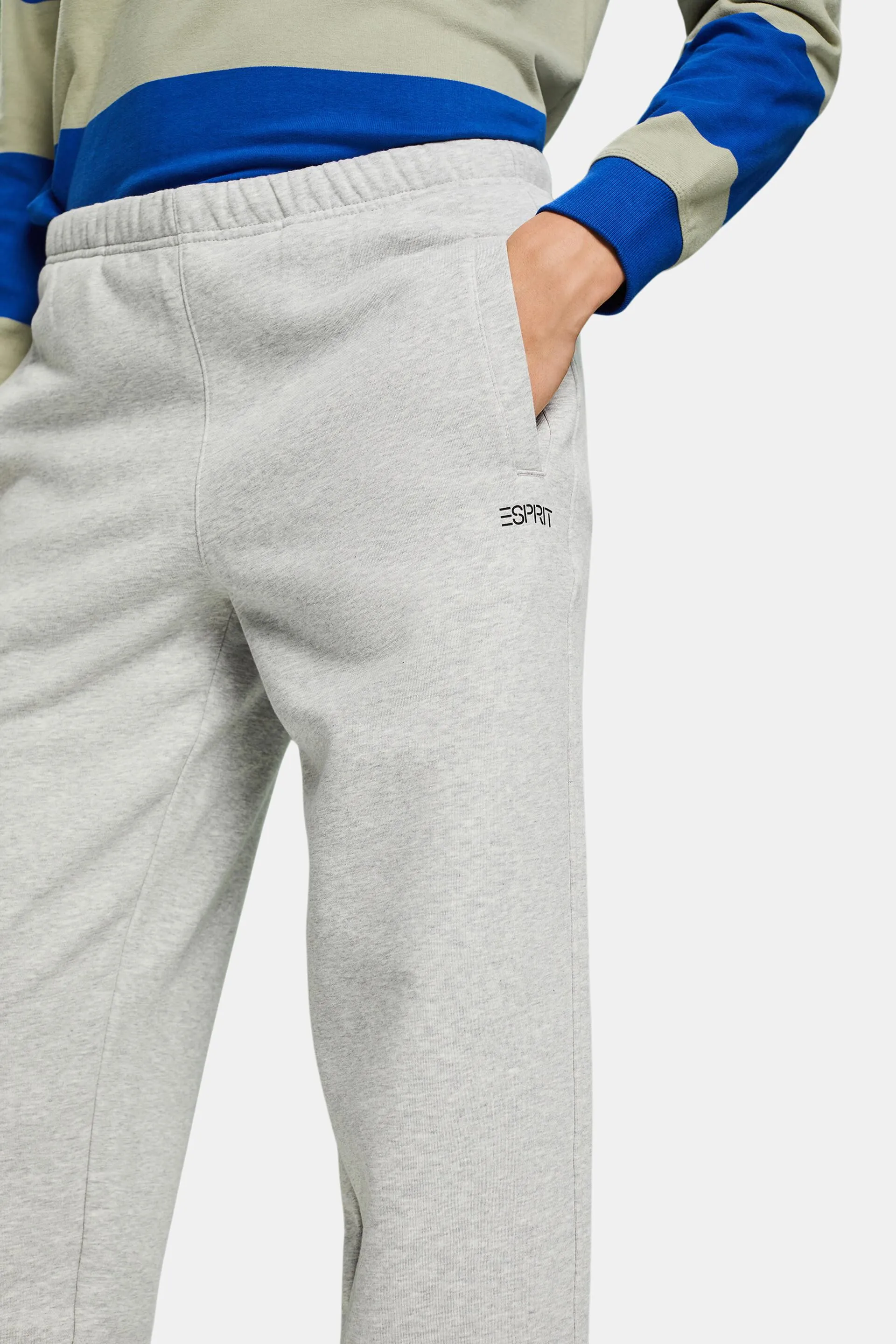 Pantaloni della tuta con logo in pile