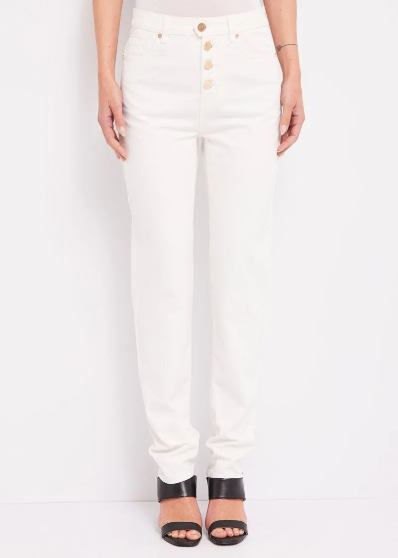 Pantaloni in bull di cotone