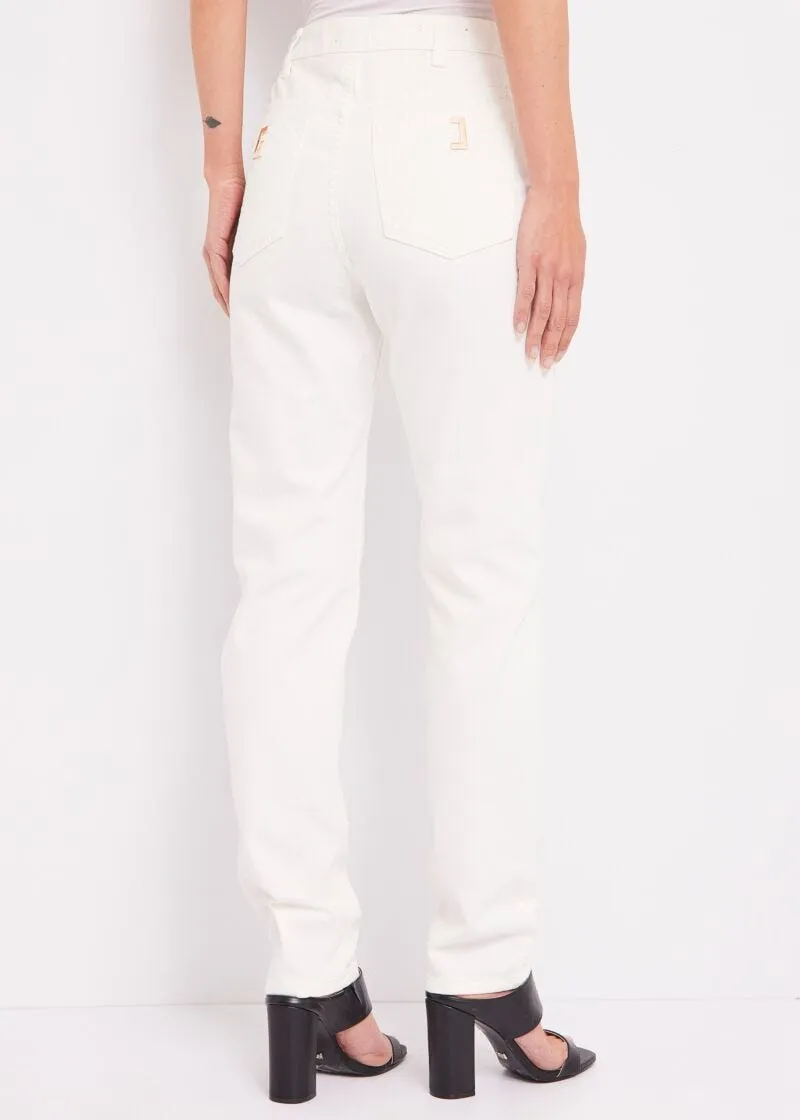Pantaloni in bull di cotone