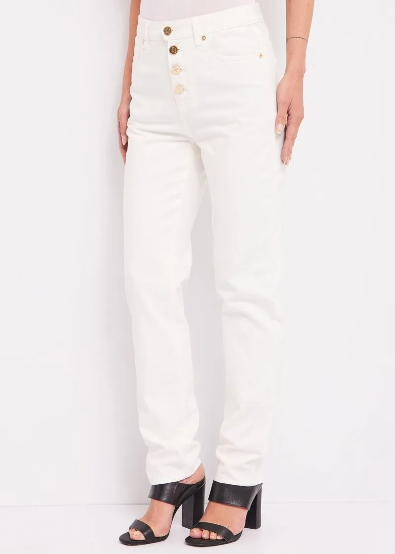 Pantaloni in bull di cotone