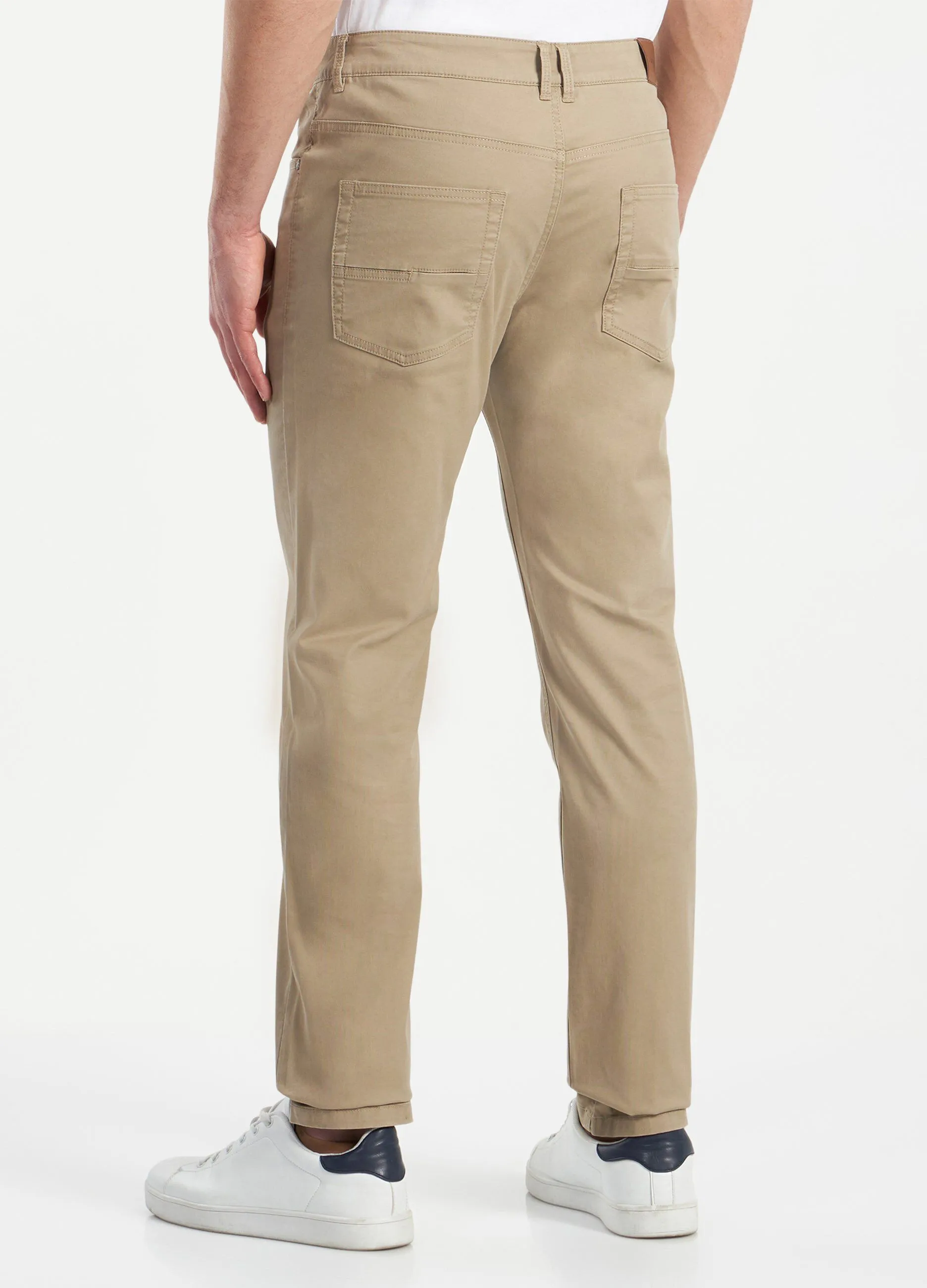 Pantaloni in cotone operato uomo