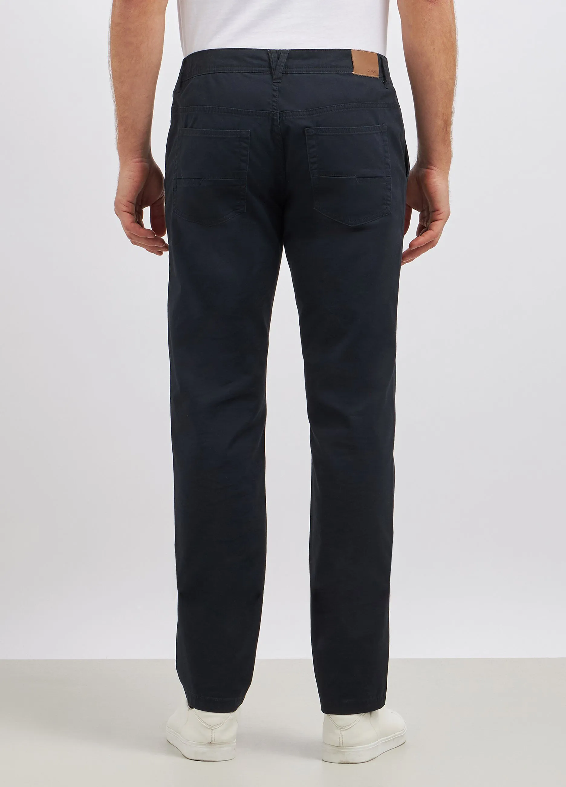 Pantaloni in cotone stretch uomo