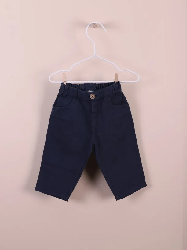 Pantaloni in lino e cotone – Wedoble