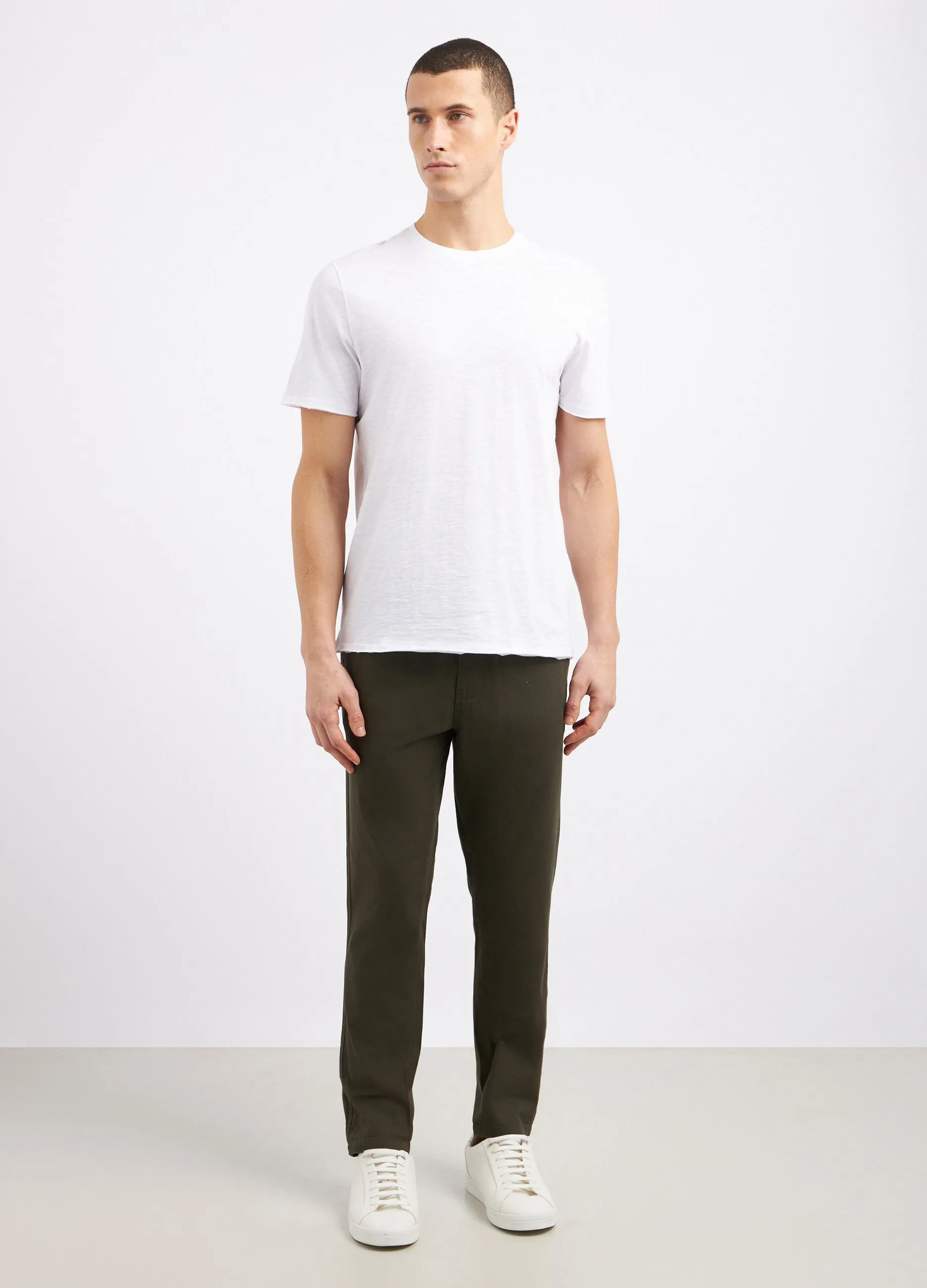 Pantaloni in puro cotone uomo