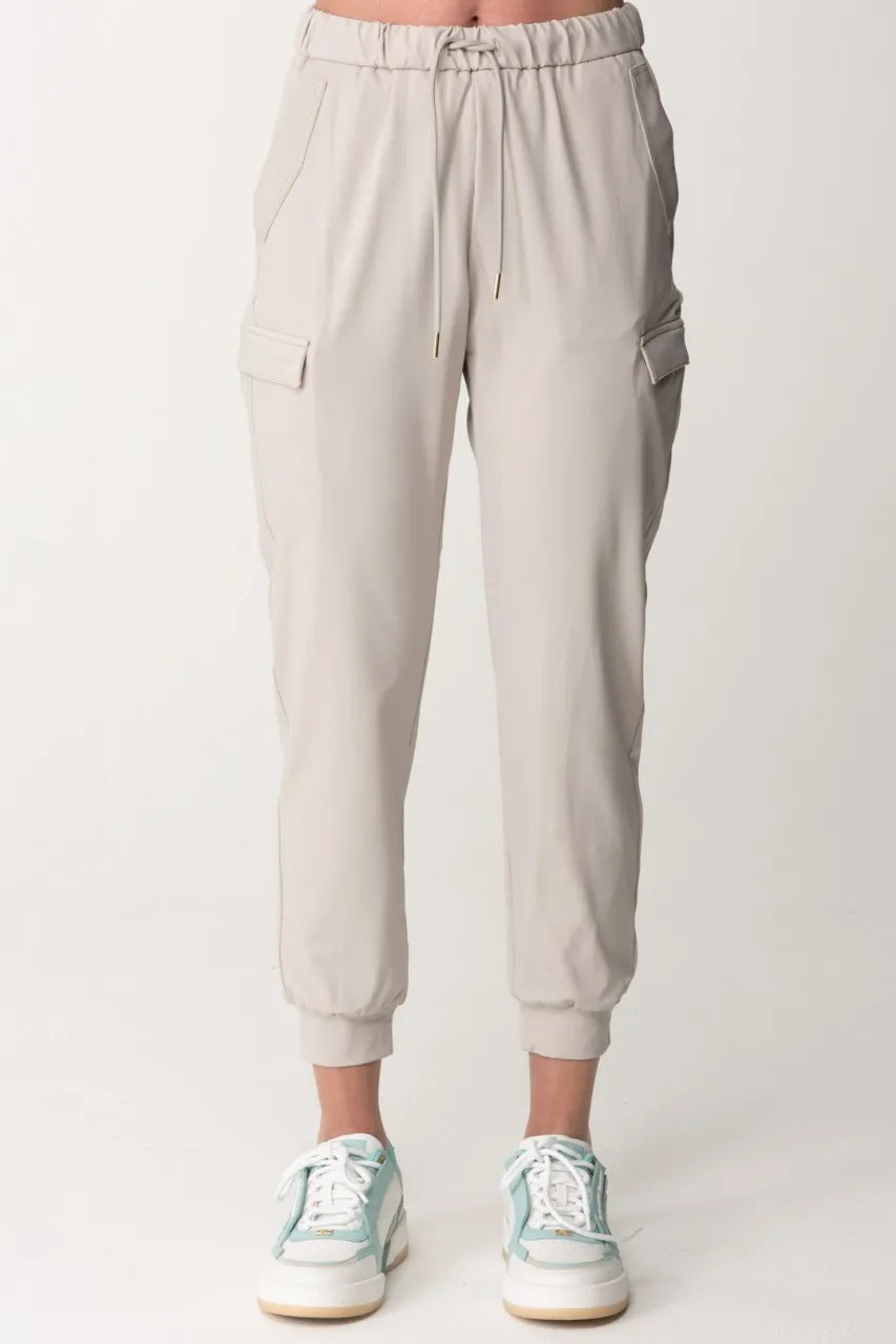Pantaloni in tessuto tecnico SABBIA