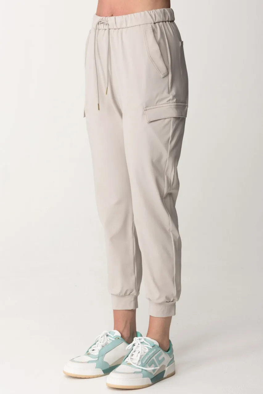 Pantaloni in tessuto tecnico SABBIA