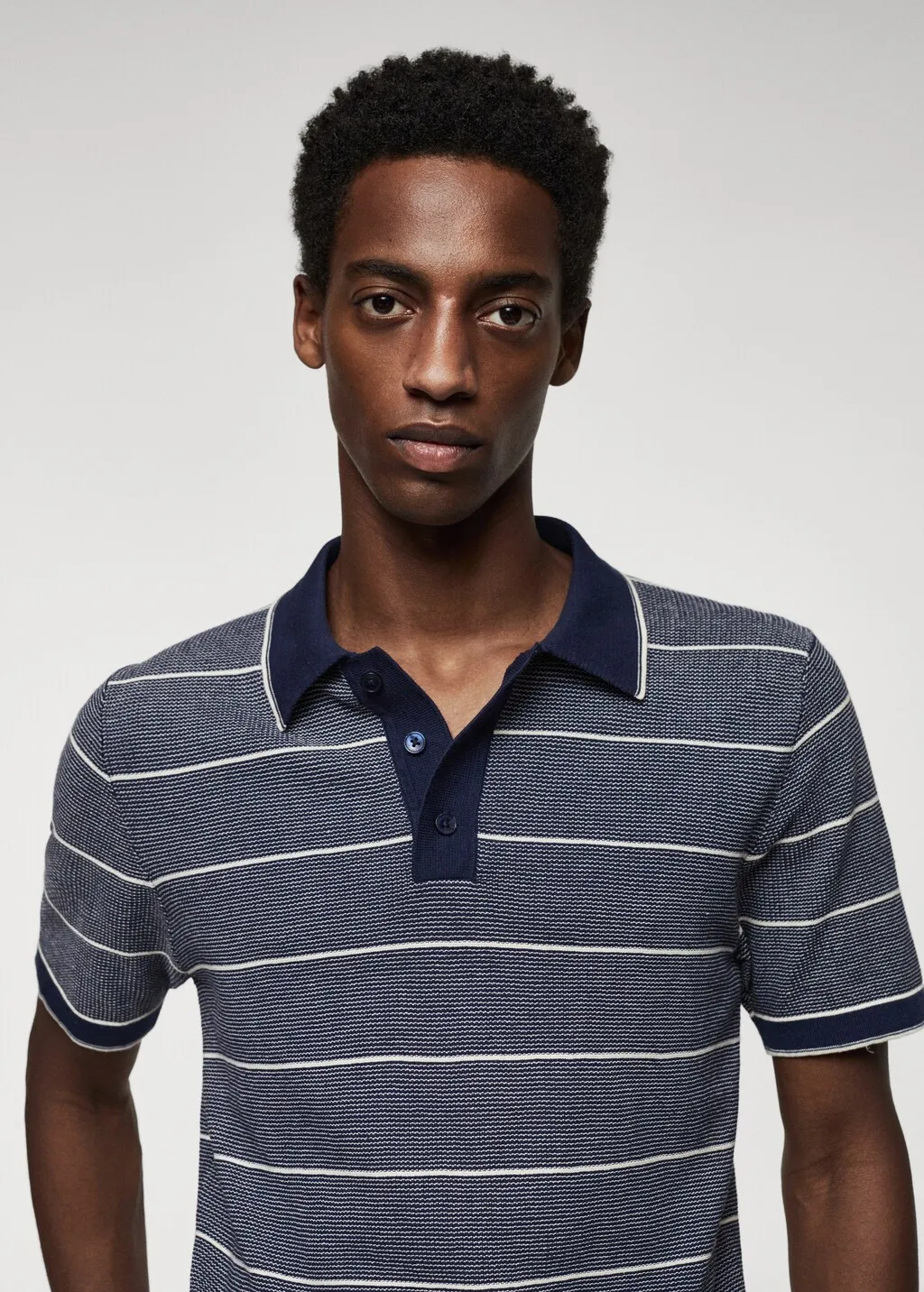 Polo cotone maglia righe