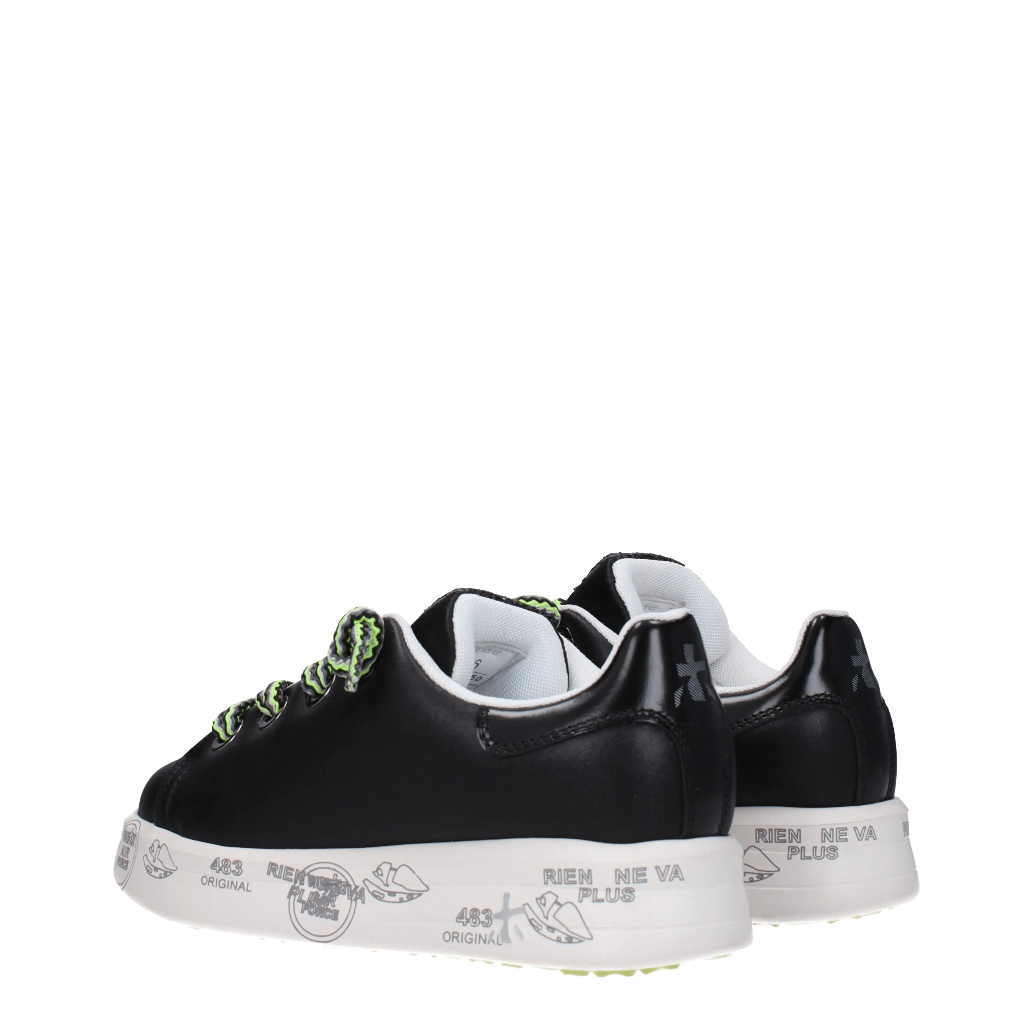 Premiata Sneakers Belle Donna Pelle Nero