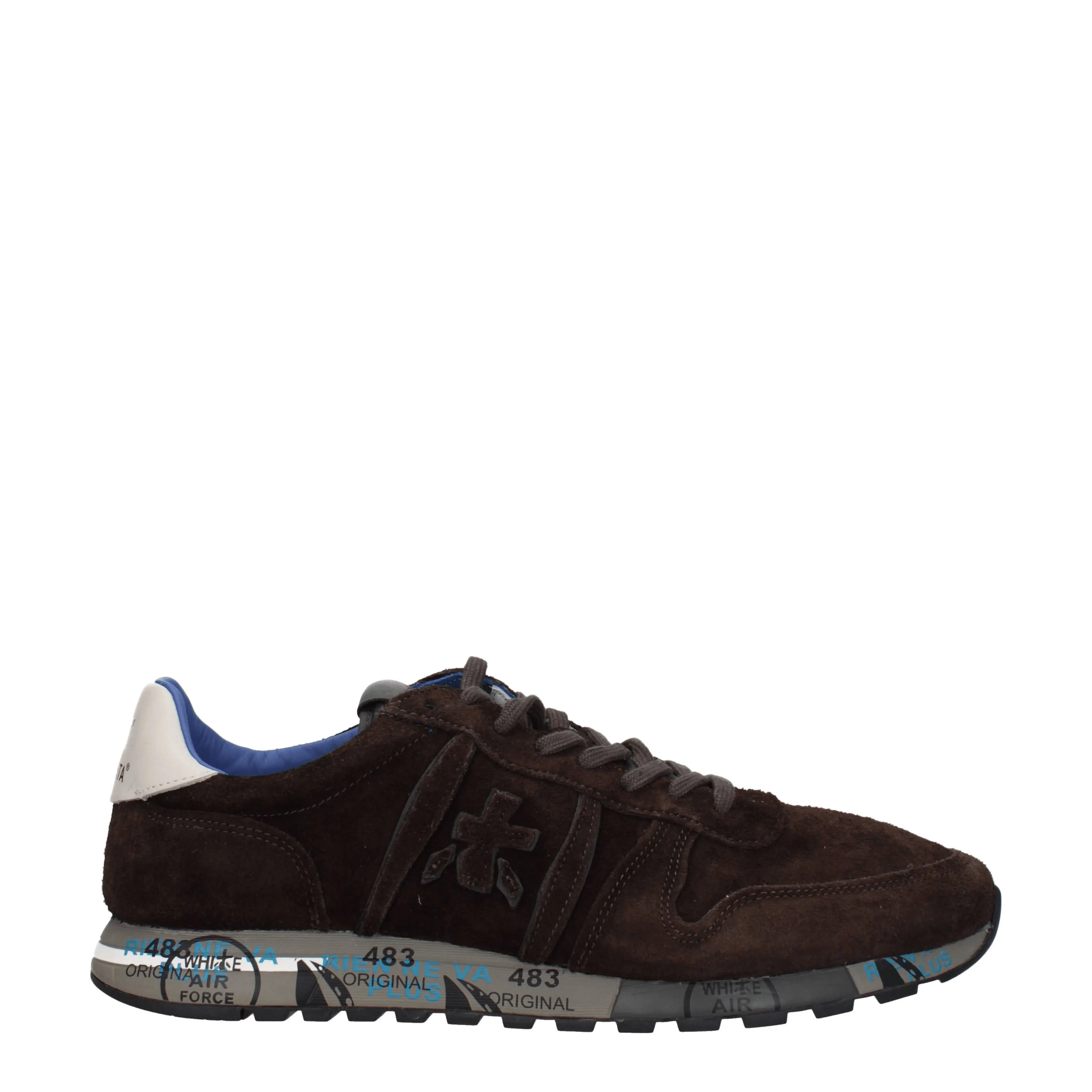 Premiata Sneakers Eric Uomo Camoscio Marrone/Testa di Moro