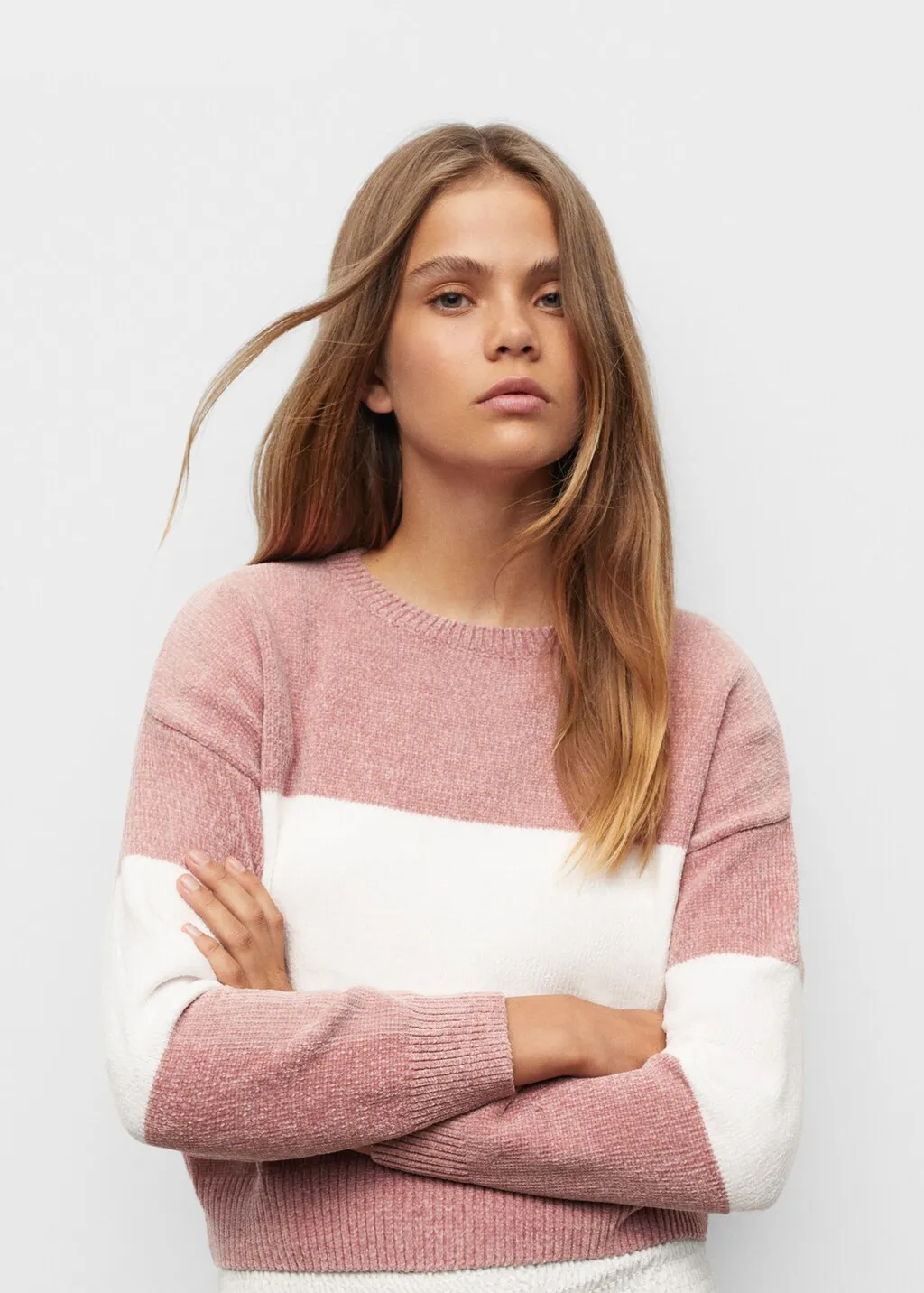 Pullover maglia a righe