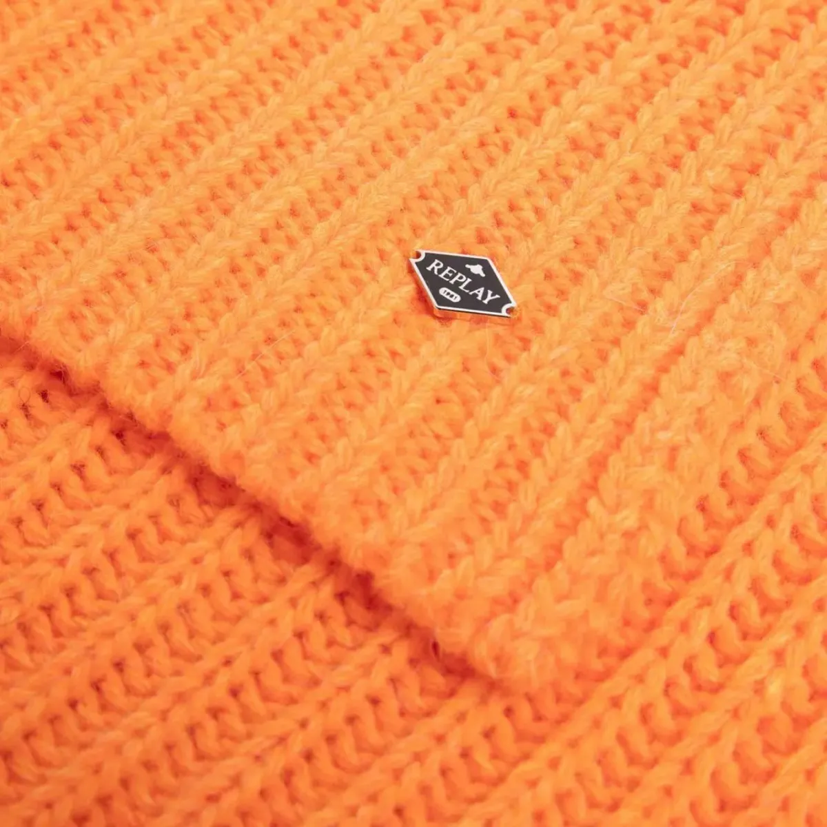 Sciarpa In Misto Lana Sunset Orange