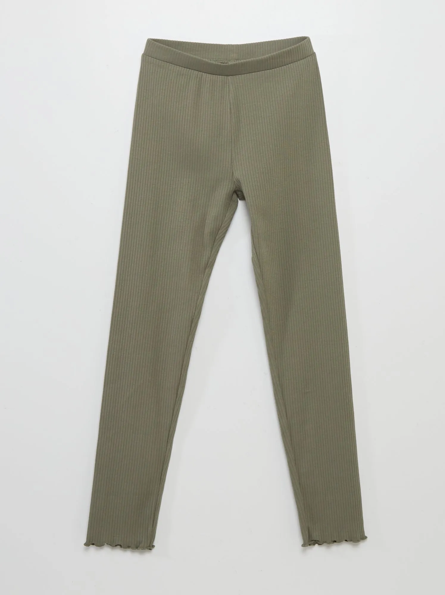 Set di 2 leggings lunghi a coste - ROSA