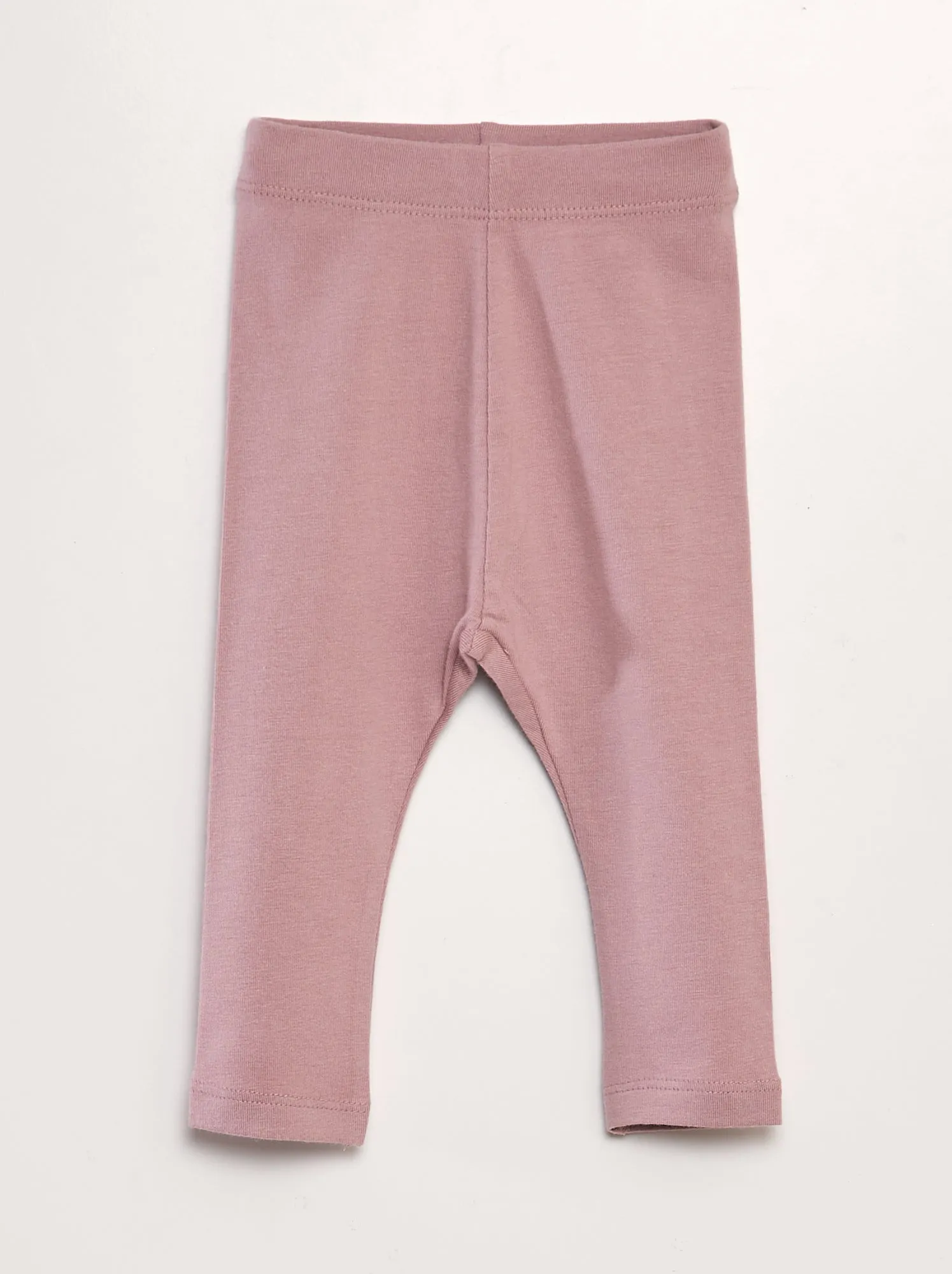 Set di 5 leggings in jersey - ROSA