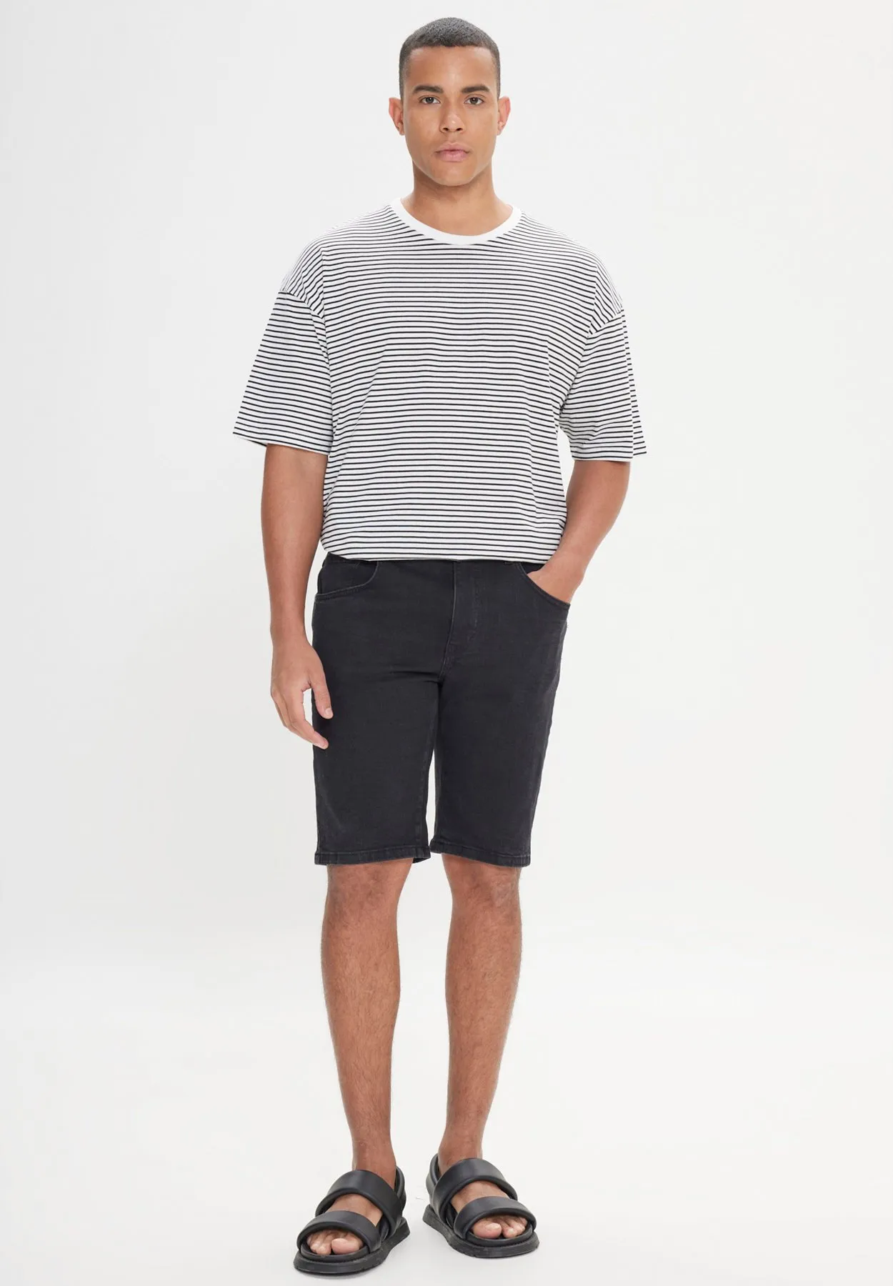 SLIM FIT  - Shorts di jeans