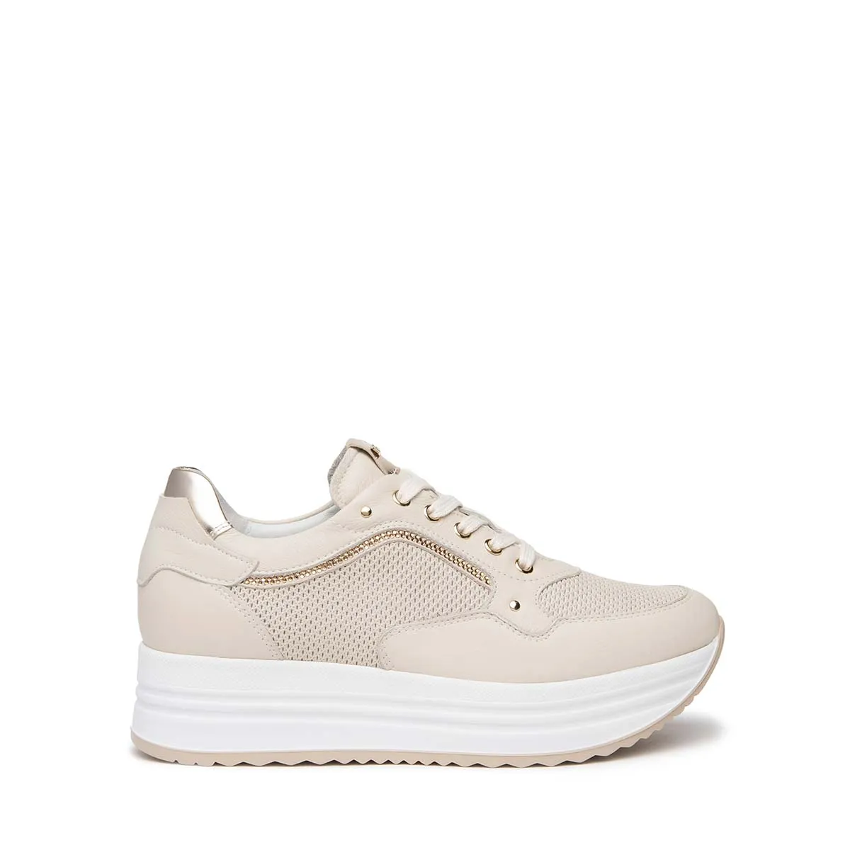   Sneakers Donna in pelle NEROGIARDINI E409813D