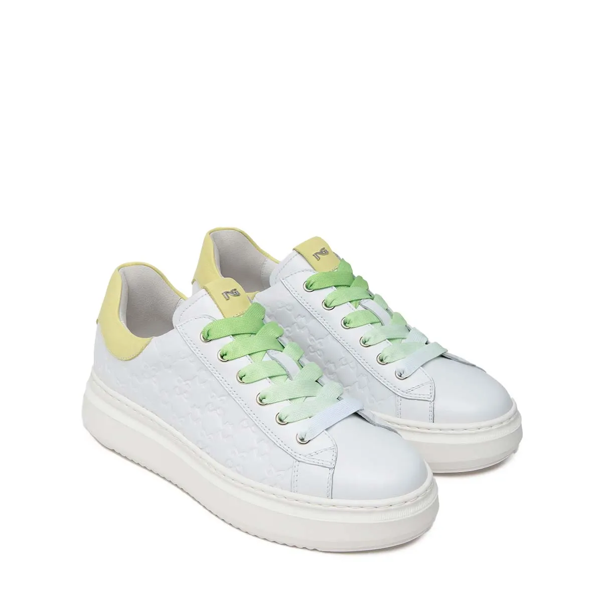   Sneakers Donna in pelle NEROGIARDINI E409914D
