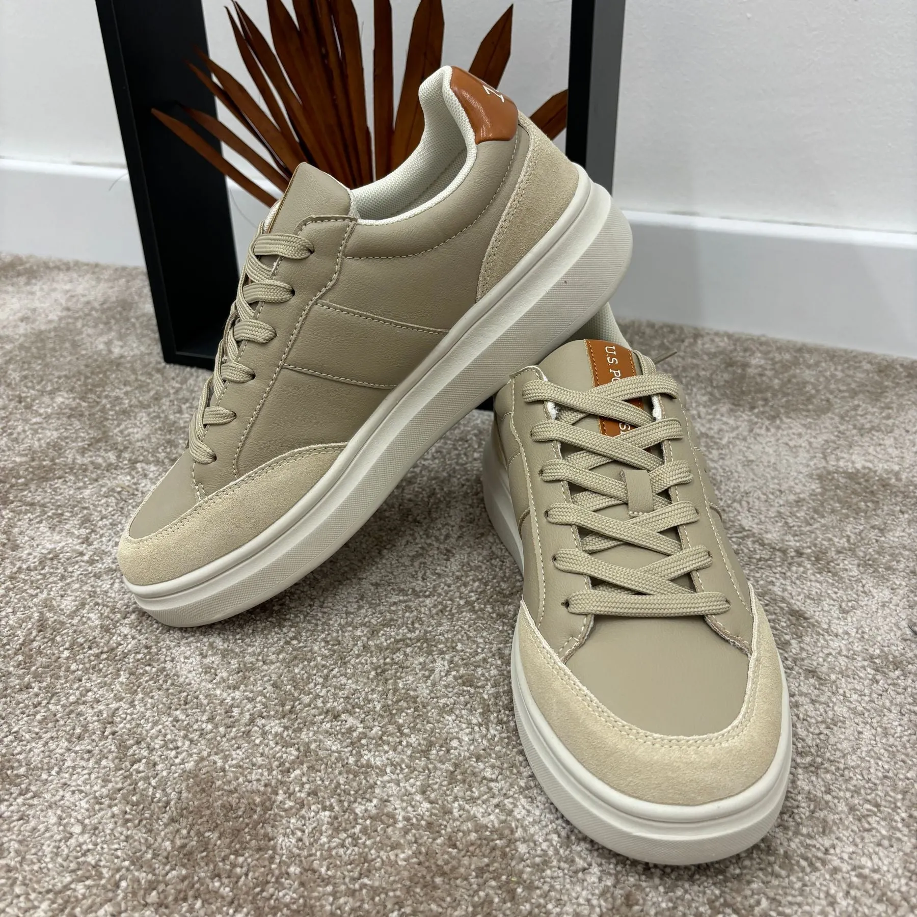 sneakers US POLO CODY003M-PAPYRUS