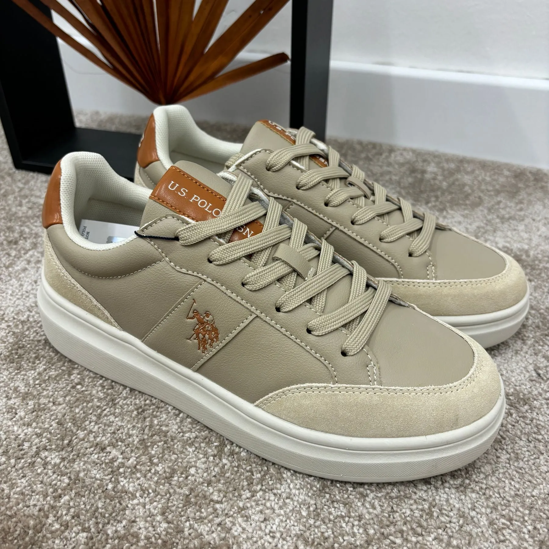 sneakers US POLO CODY003M-PAPYRUS