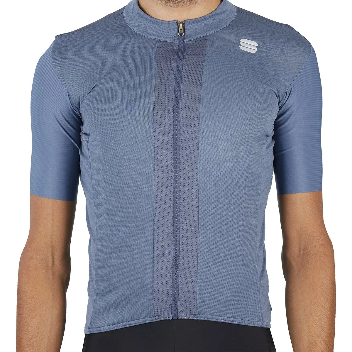 Sportful Maglia Strike Short Sleeve Jersey Uomo Grigio