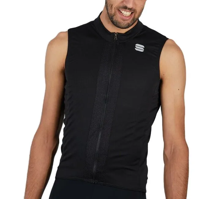 Sportful Maglia Strike Sleeveless Jersey Uomo Nero