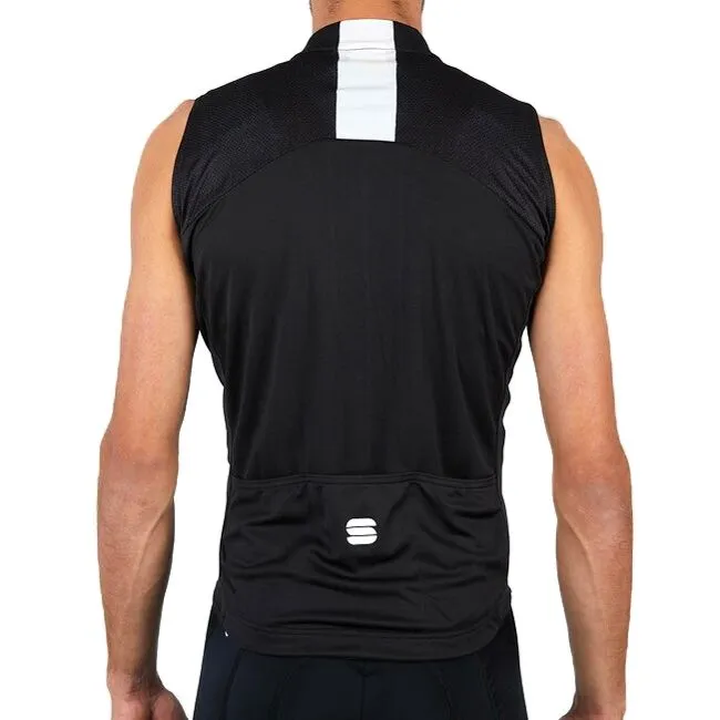 Sportful Maglia Strike Sleeveless Jersey Uomo Nero