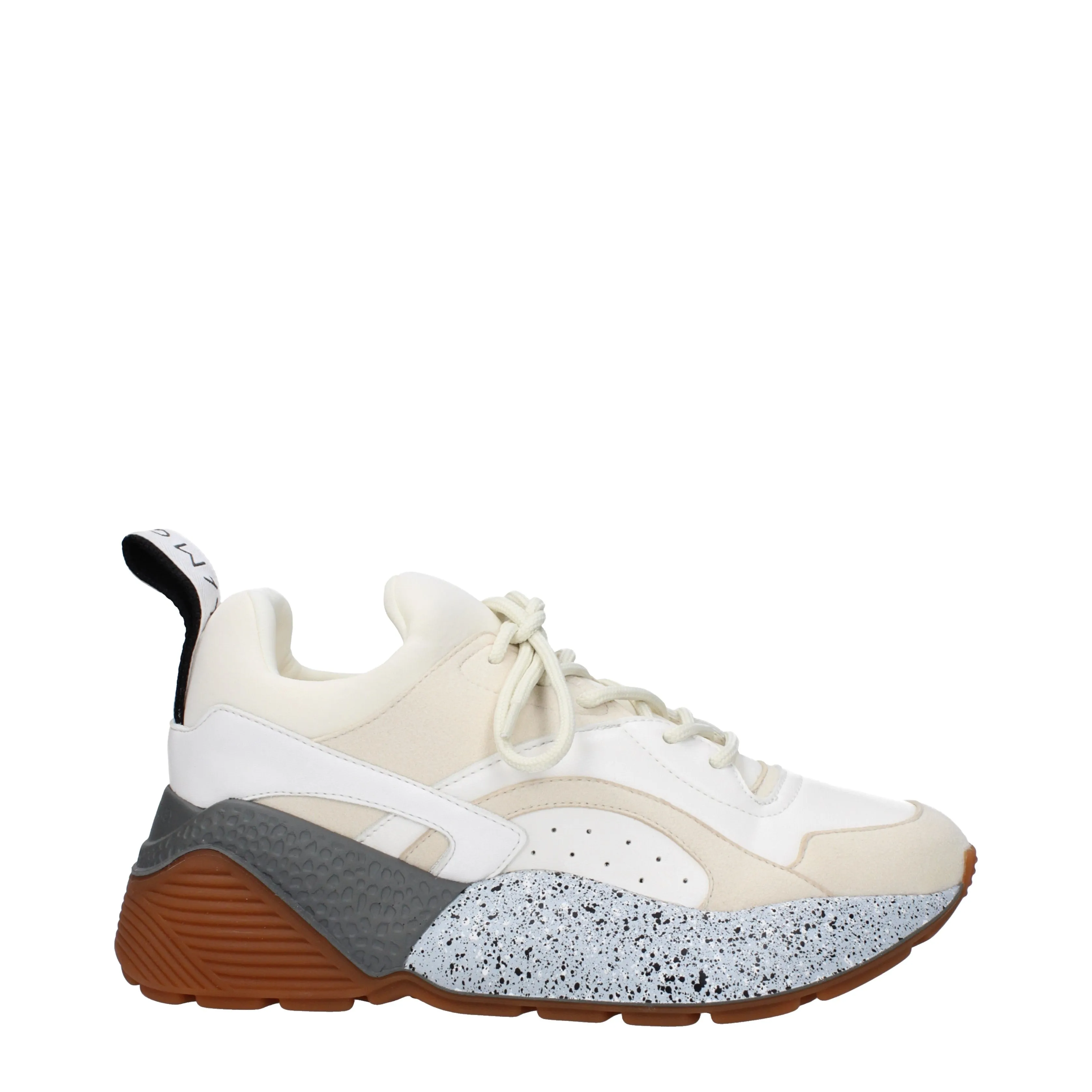 Stella McCartney Sneakers Donna Eco Pelle Beige/Neve