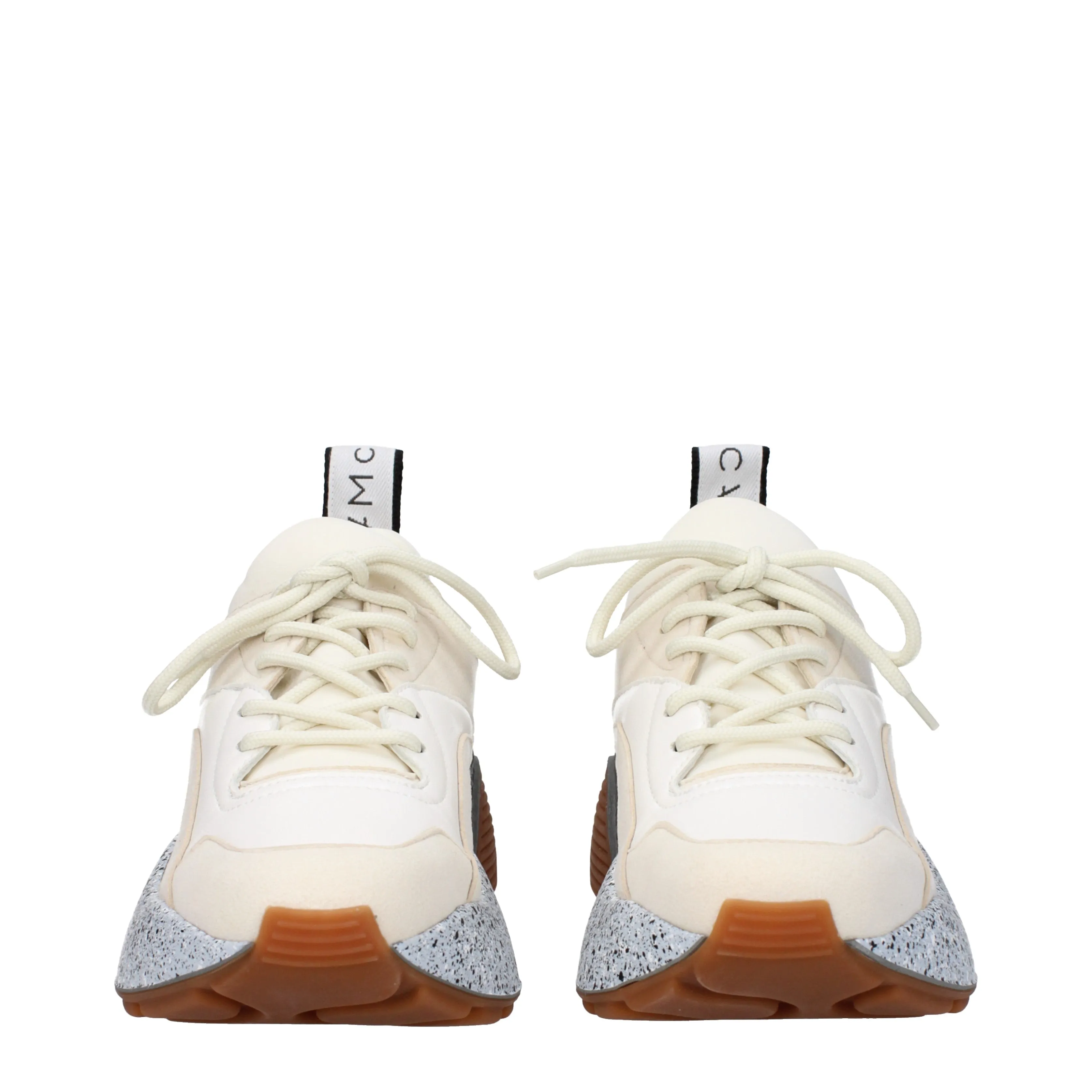 Stella McCartney Sneakers Donna Eco Pelle Beige/Neve