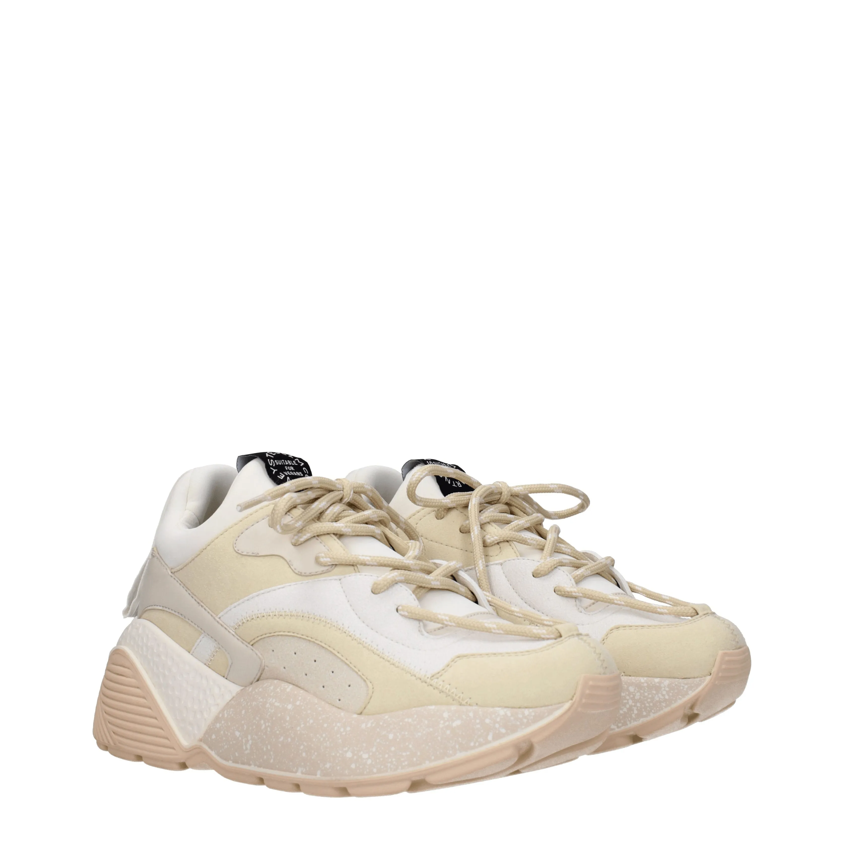 Stella McCartney Sneakers Eclypse Donna Eco Camoscio Beige